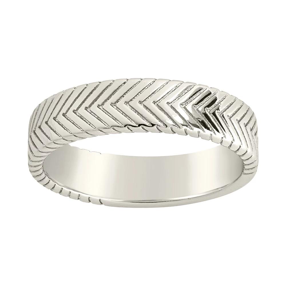 MC Collective Textured Band Ring, Womens Gold Tone Product Image