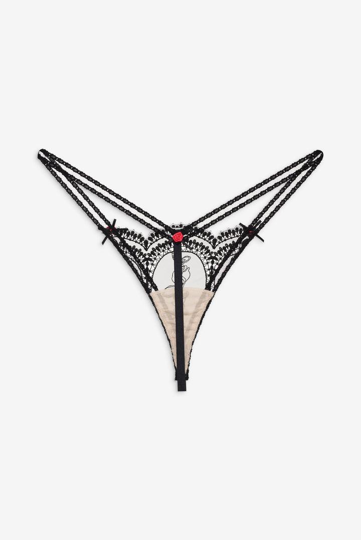 Roxanne Thong Panty — Black Product Image