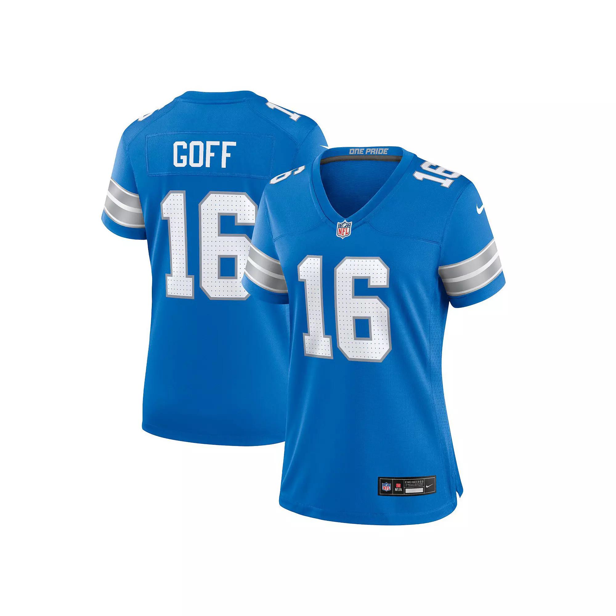 Women's Nike Jared Goff Blue Detroit Lions Game Jersey,  Product Image