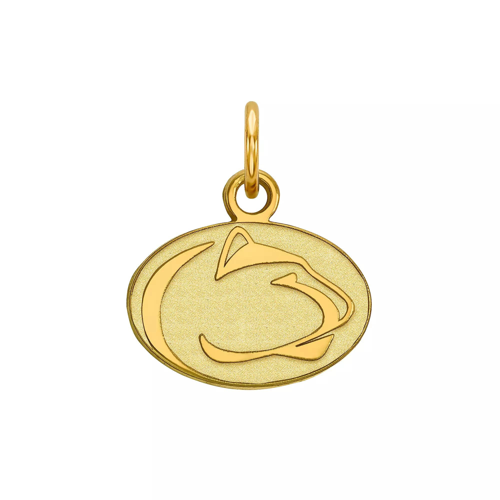 LogoArt 14K Gold Over Silver Penn State Nittany Lions Pendant, Women's, Size: 15 mm, 14k Gold Plated Product Image