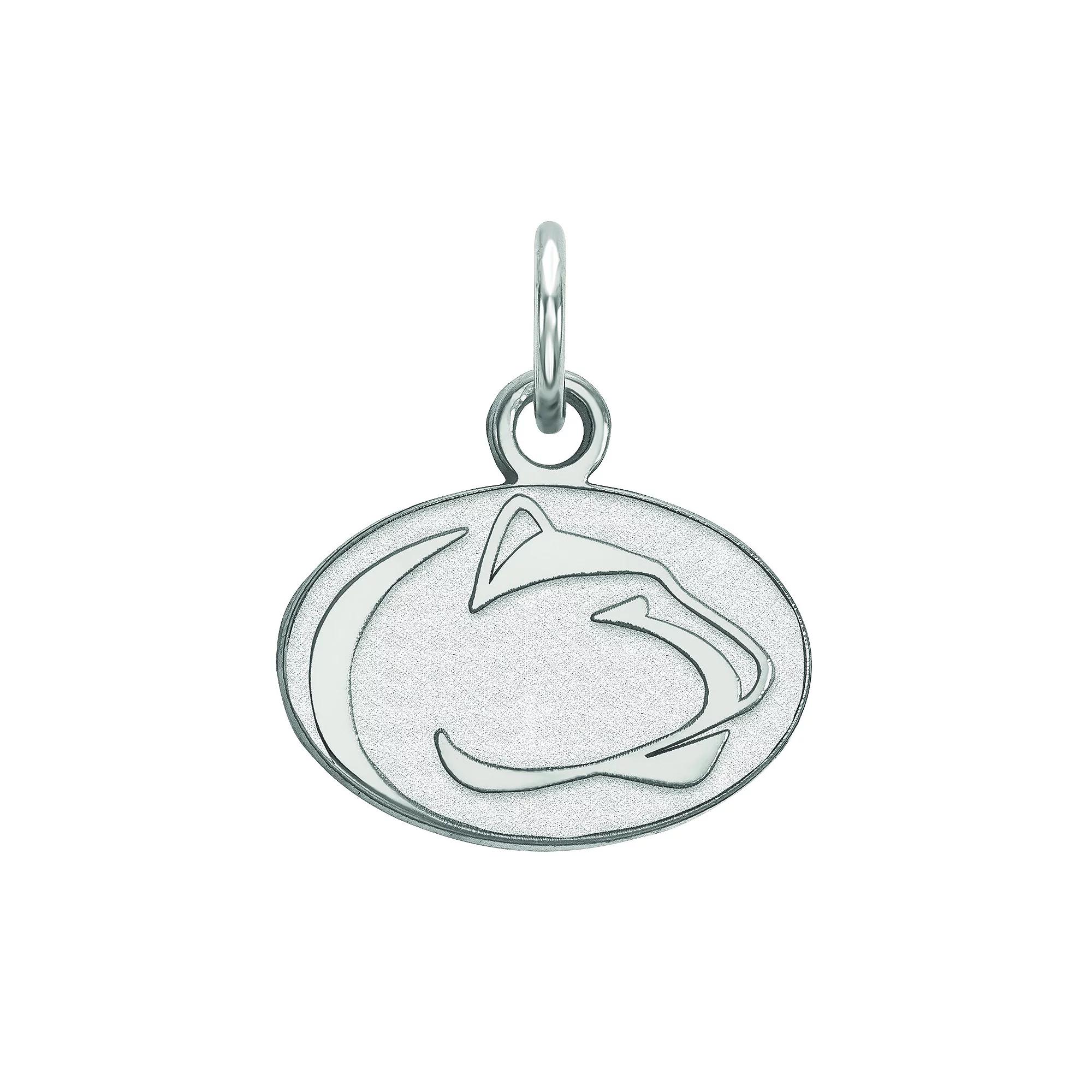 LogoArt Penn State Nittany Lions Sterling Silver Extra Small Pendant, Women's, Size: 15 mm Product Image