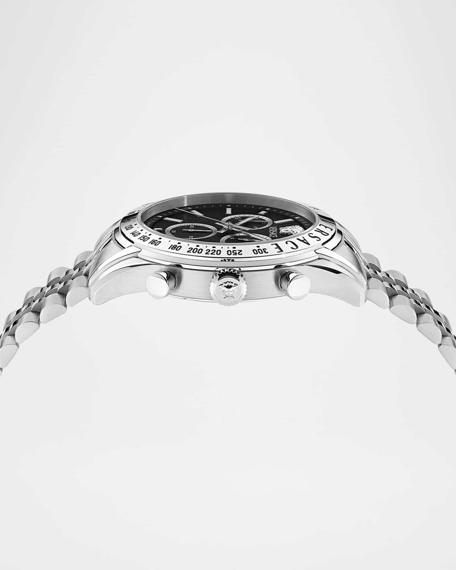 Mens Versace Chrono Master 44mm Two Tone Bracelet Watch Product Image