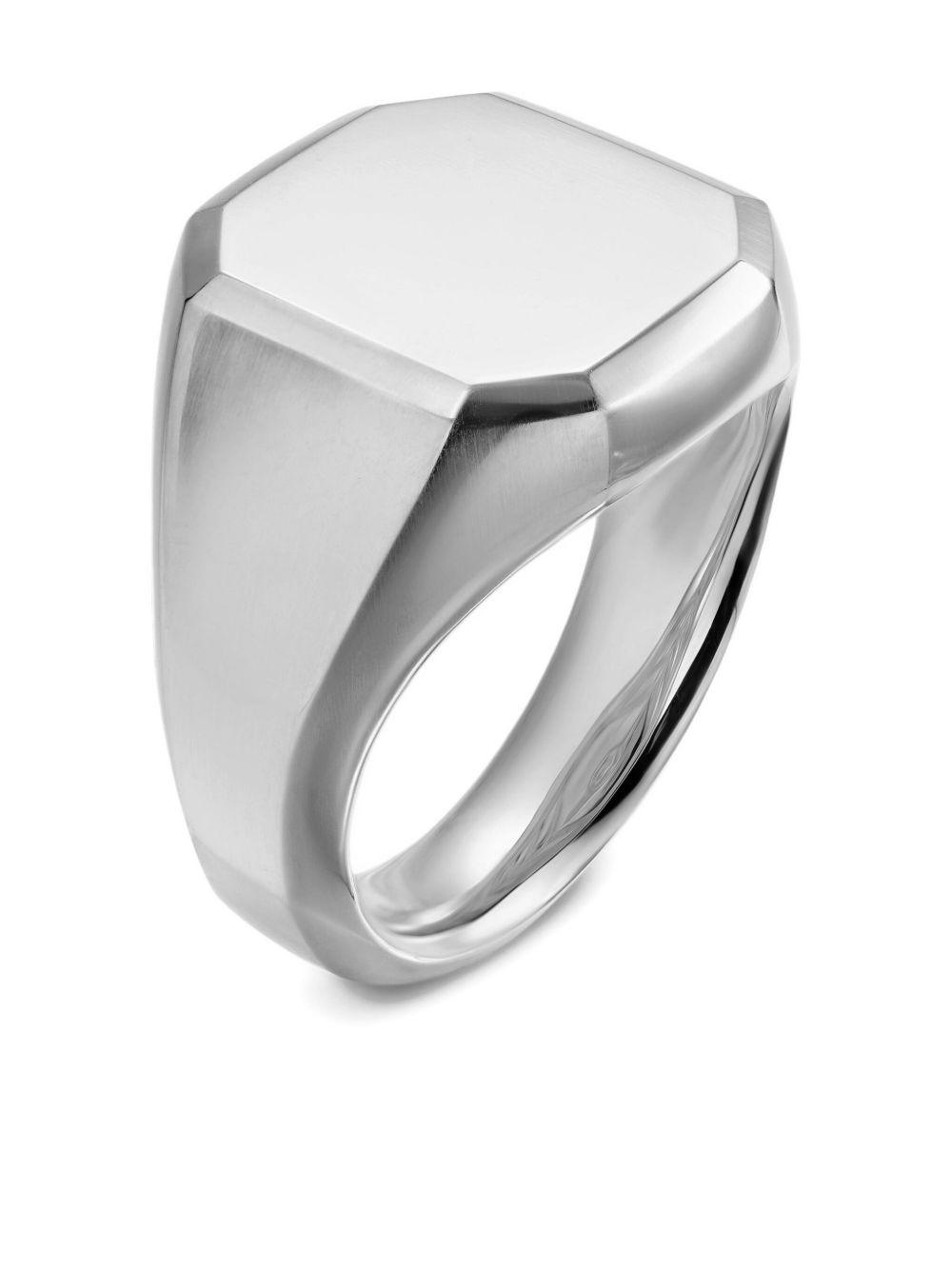 sterling silver Streamline® Signet ring Product Image