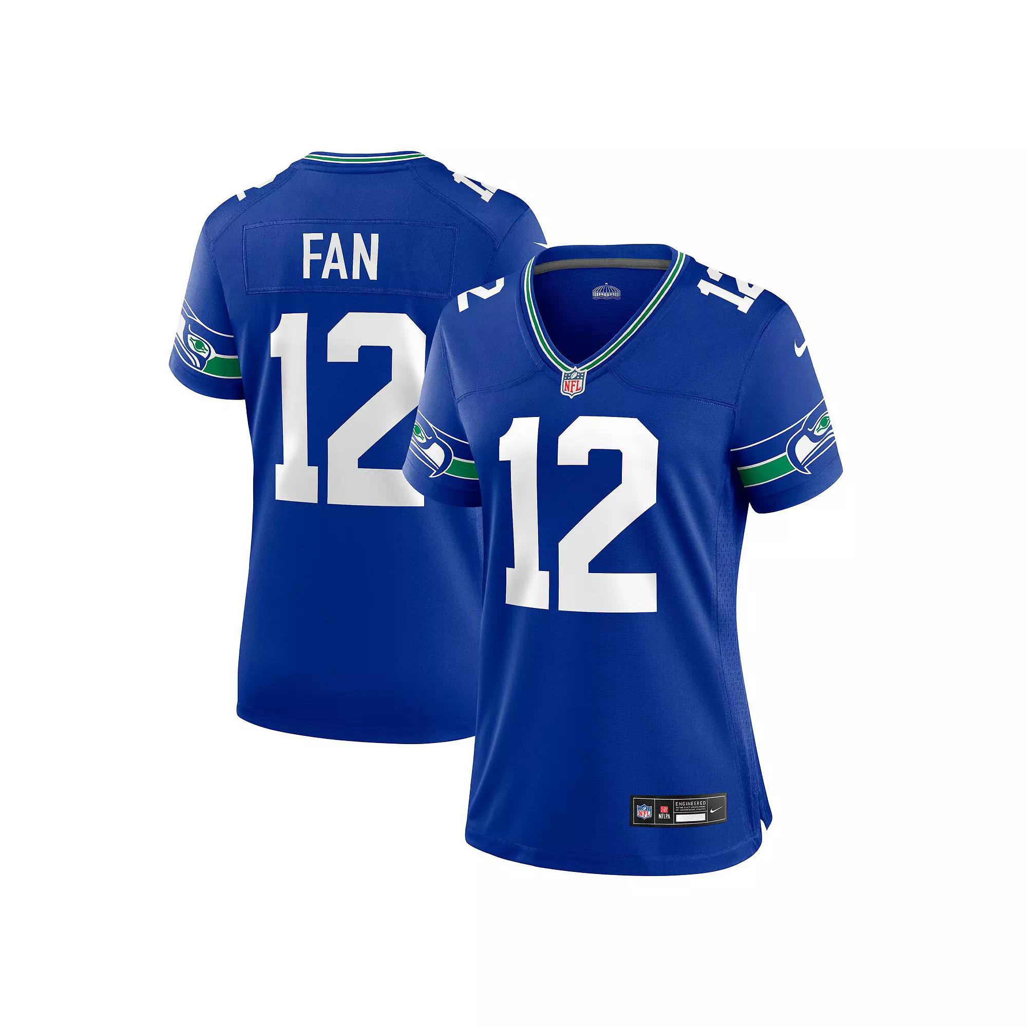 Women's Nike 12th Fan Royal Seattle Seahawks Player Jersey,  Product Image