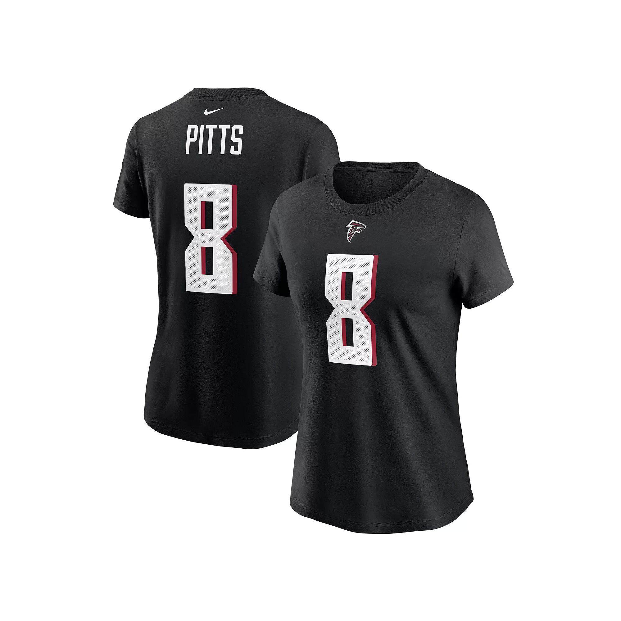 Women's Nike Kyle Pitts Black Atlanta Falcons Player Name & Number T-Shirt, Size: Small Product Image