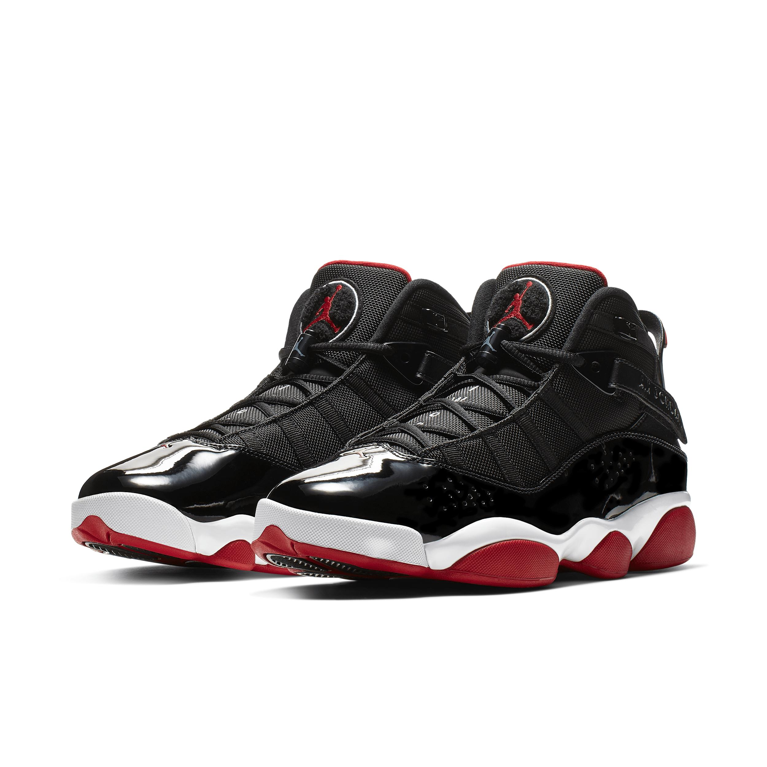 Jordan Mens Jordan 6 Rings - Mens Shoes Varsity Red/Black/White Product Image