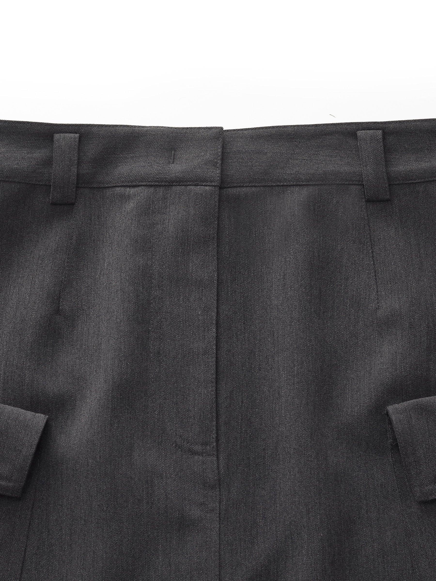 H-Line Women Stretchy Cargo Skirt With Leather Belt Product Image