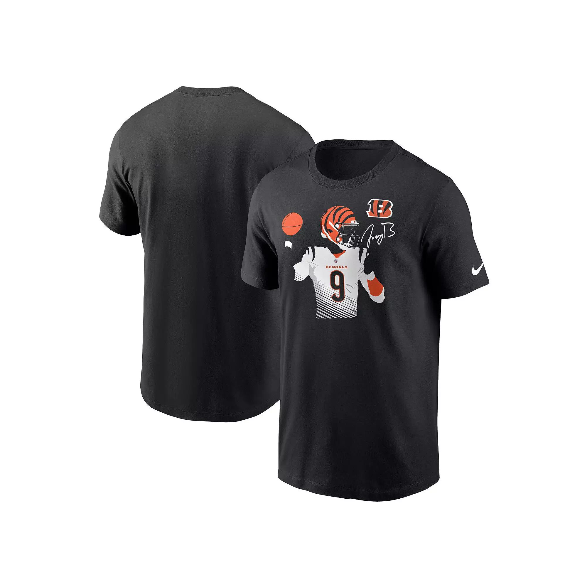 Men's Nike Joe Burrow Black Cincinnati Bengals Player Graphic T-Shirt,  Product Image