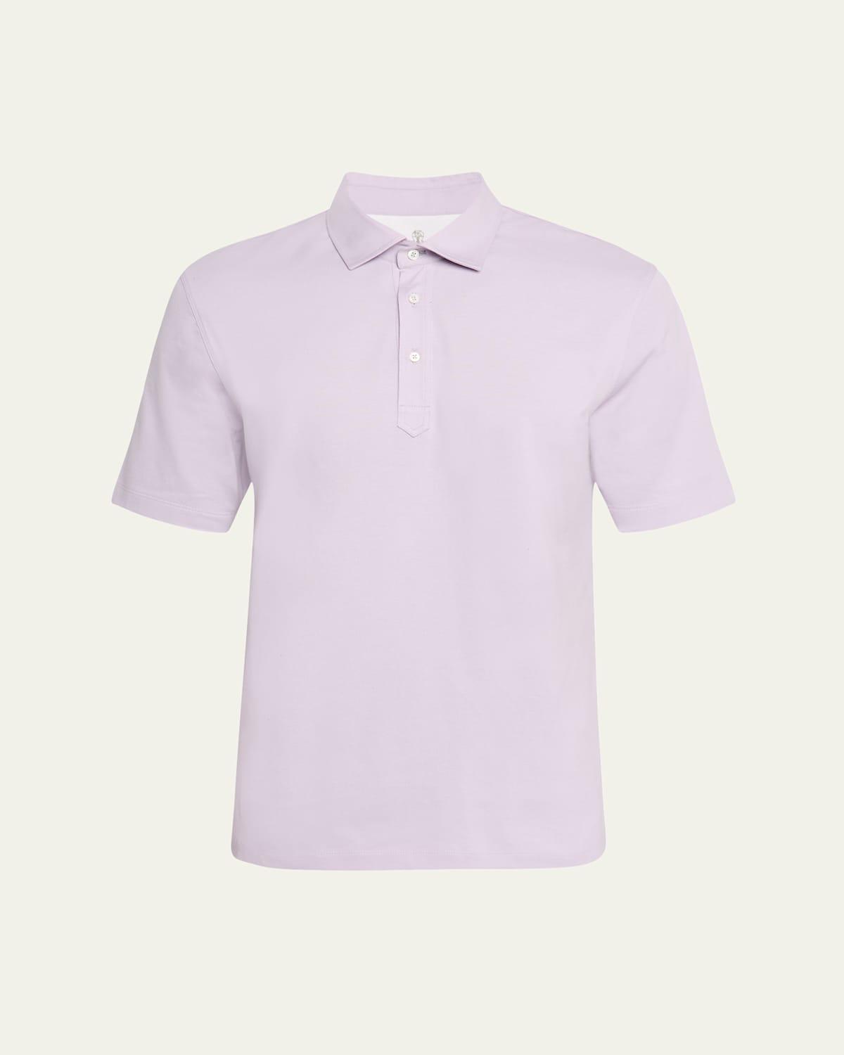 Mens Cotton Polo Shirt Product Image