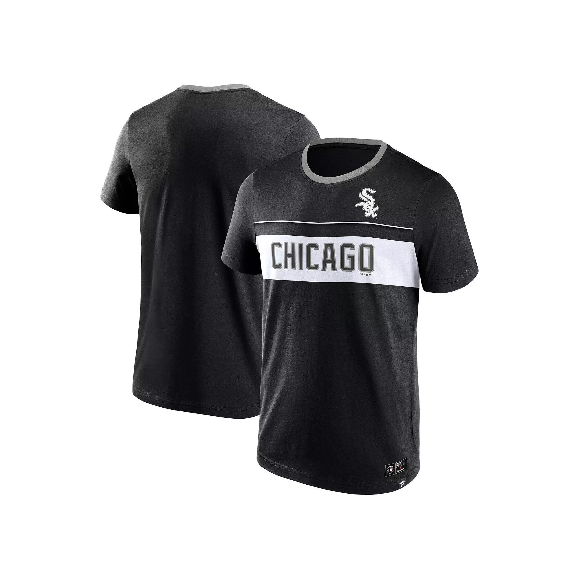 Men's Fanatics Branded Black Chicago White Sox Claim The Win T-Shirt, Size: Small Product Image