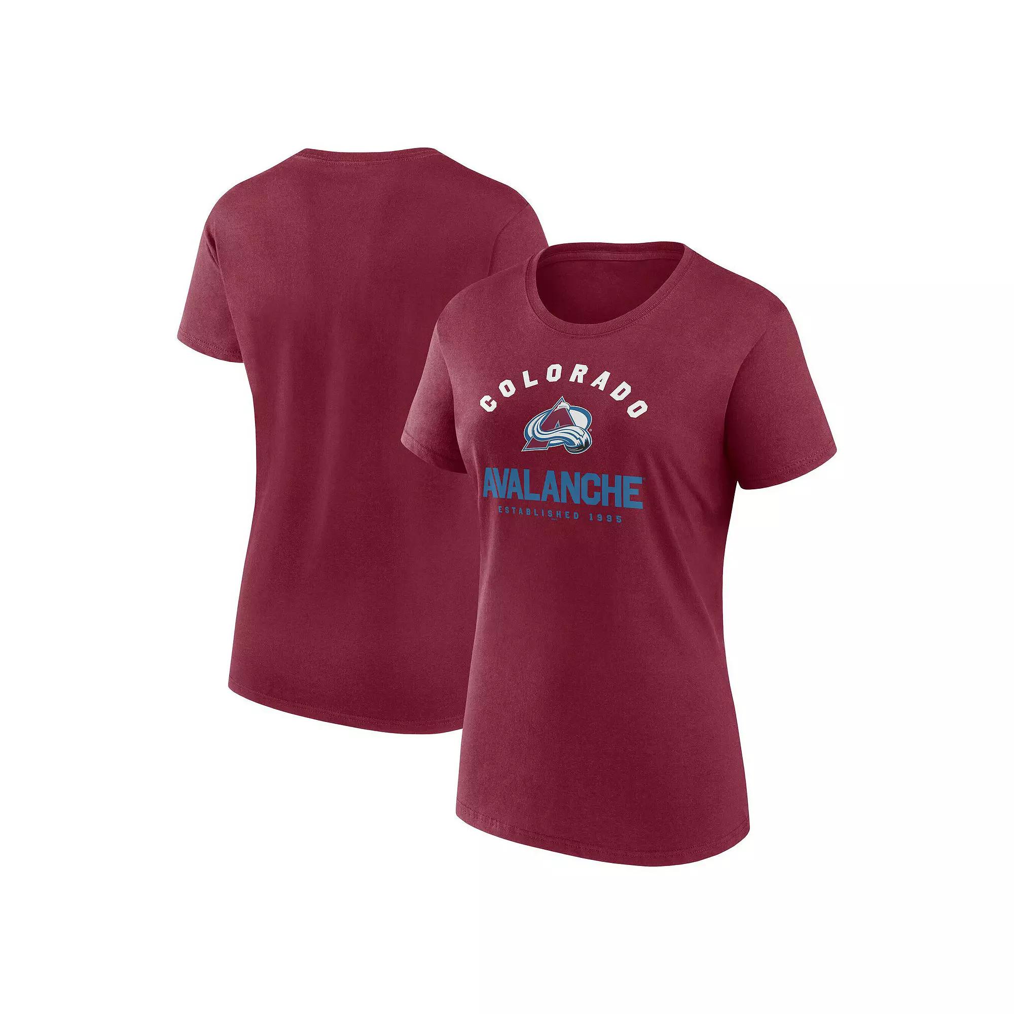 Women's Logo Athletic Scarlet San Francisco 49ers Lean T-Shirt,  Product Image