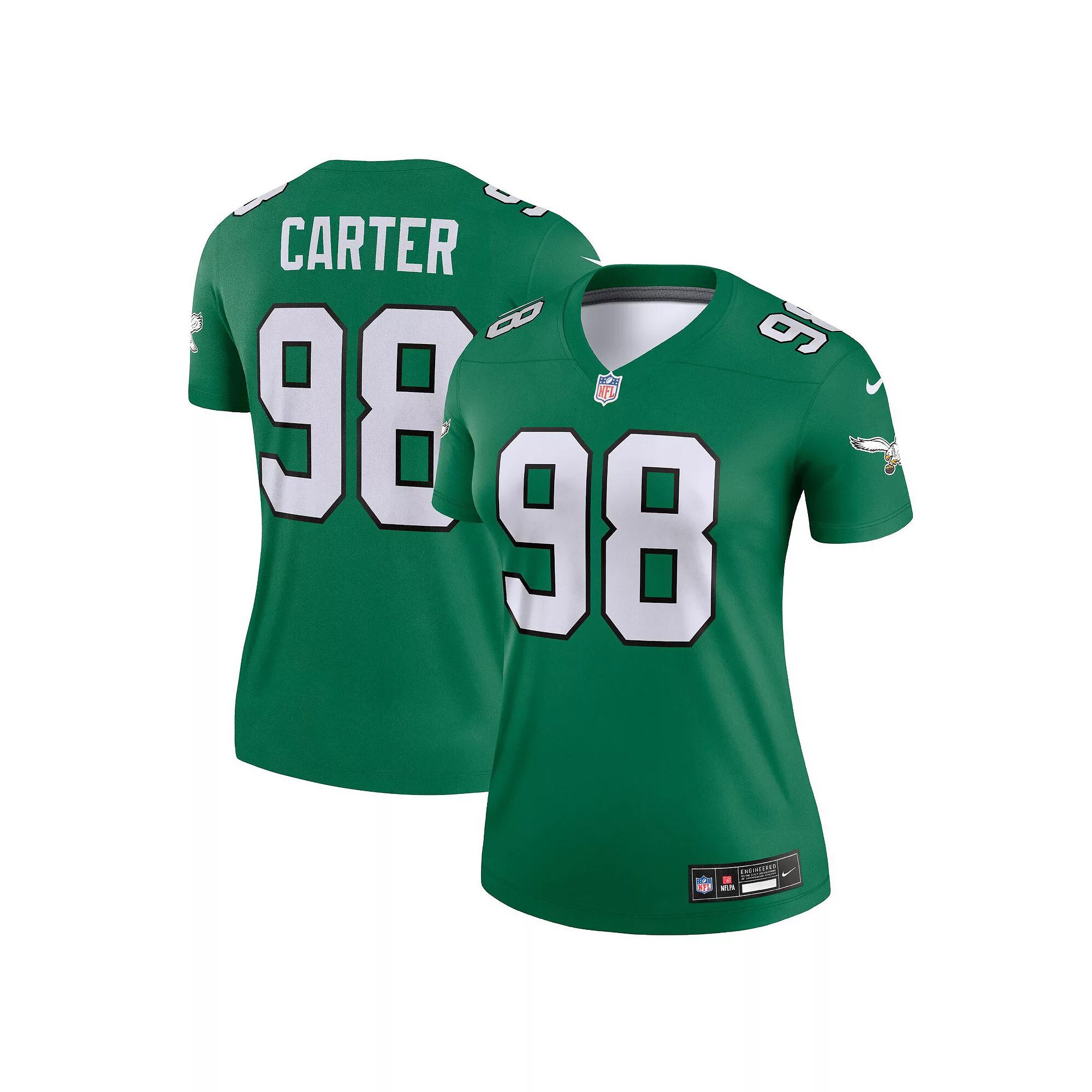 Jalen Carter Philadelphia Eagles Nike Womens Dri-FIT NFL Legend Jersey | 94NW03T786F-01H Product Image