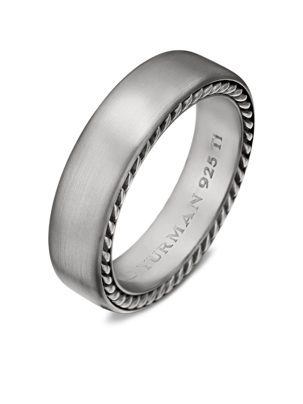 sterling silver Streamline band ring (6mm) Product Image