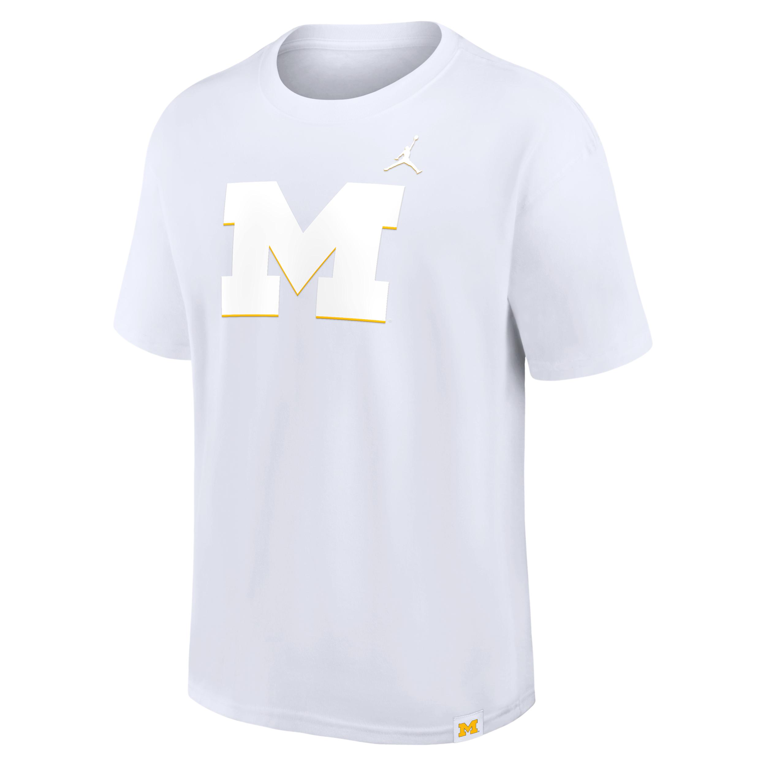 Michigan Wolverines Statement Max90 Nike Mens College T-Shirt | 0JAY10AMWN-QH8 Product Image