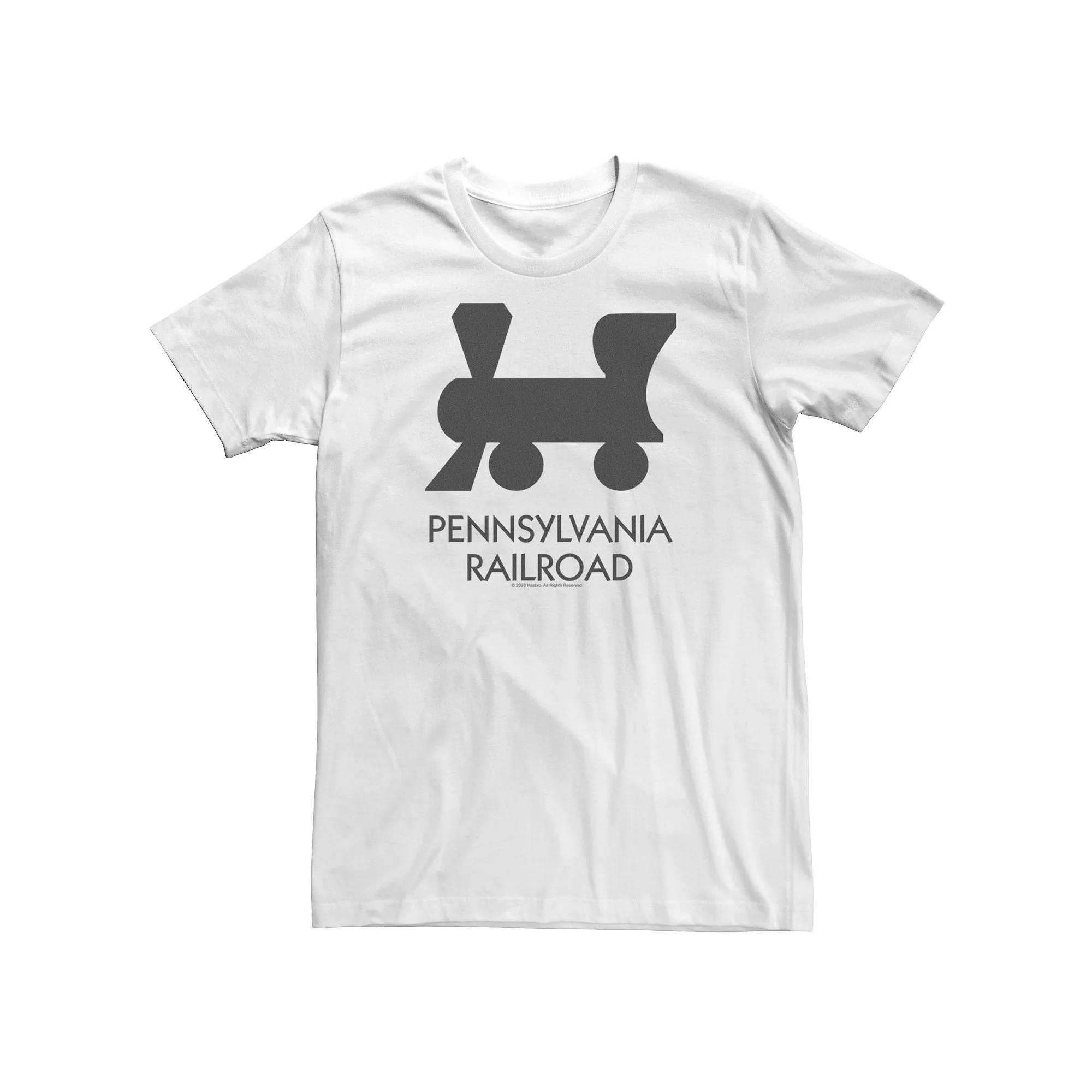 Big & Tall Monopoly Pennsylvania Railroad Tee, Men's,  Product Image