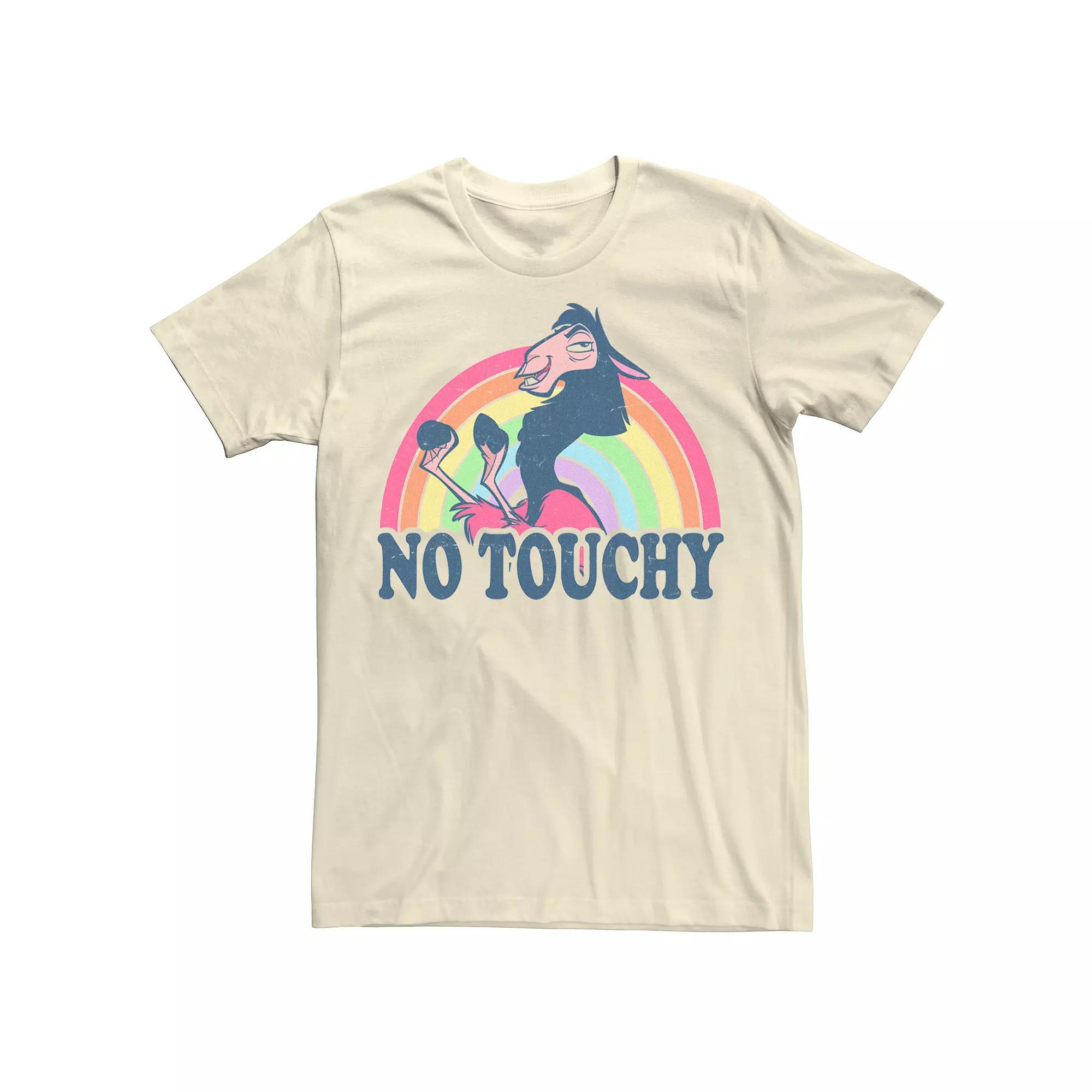 Disney's Emperor's New Groove Kuzco Rainbow No Touchy Adult Tee, Men's,  Product Image