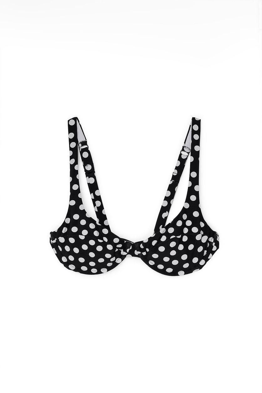 Wide Strap Wire Bikini Bra Product Image