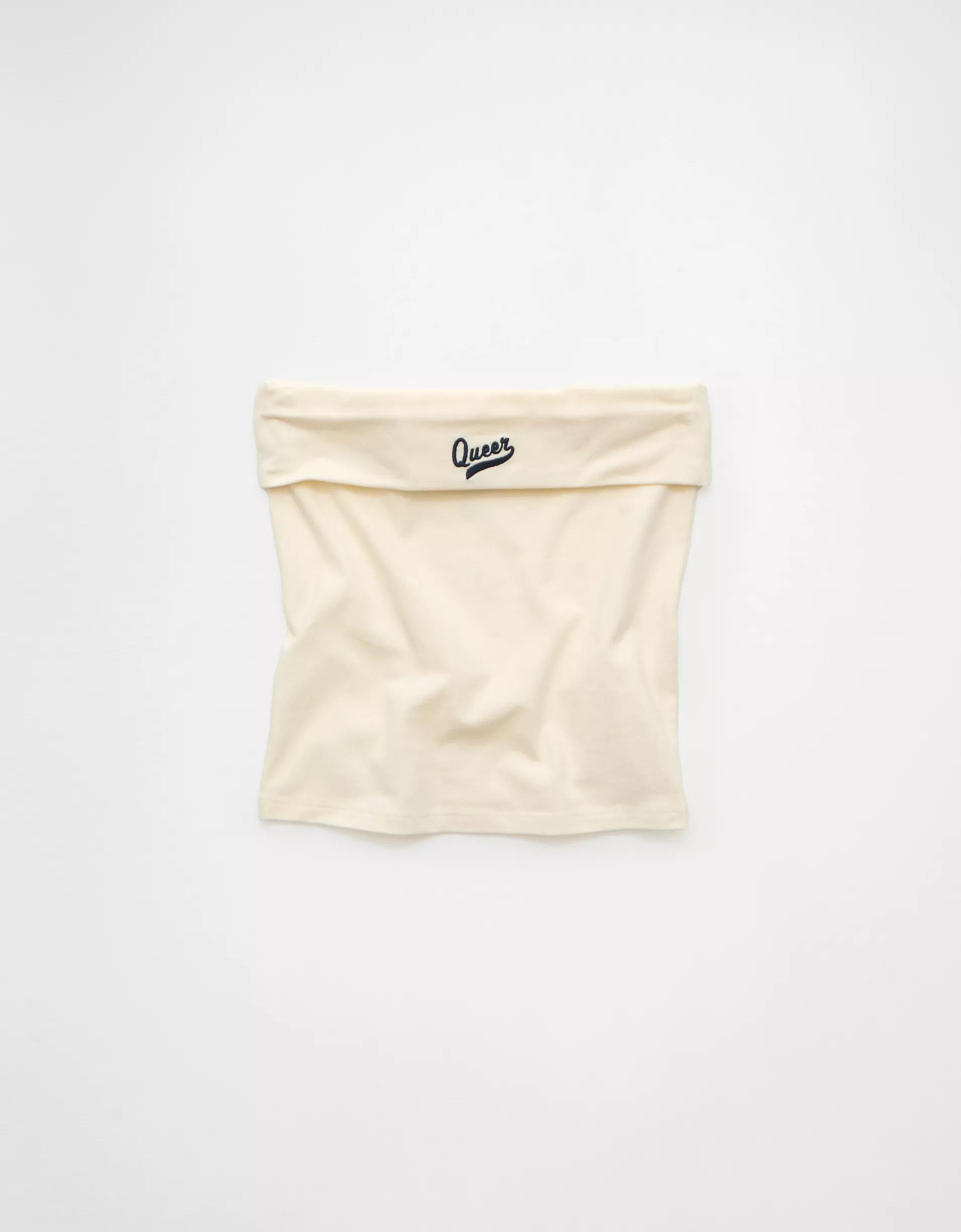 AE Pride Foldover Graphic Tube Top Product Image