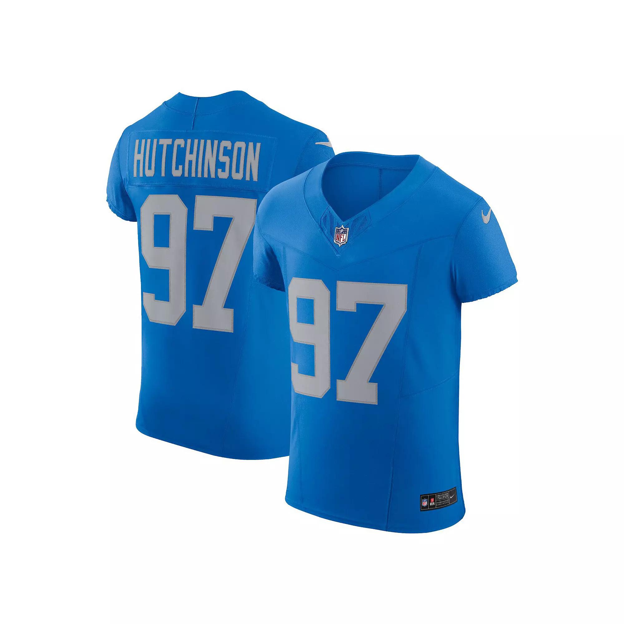 Aidan Hutchinson Detroit Lions Nike Mens Dri-FIT NFL Elite Football Jersey | 58NM0B9M9JF-DU0 Product Image