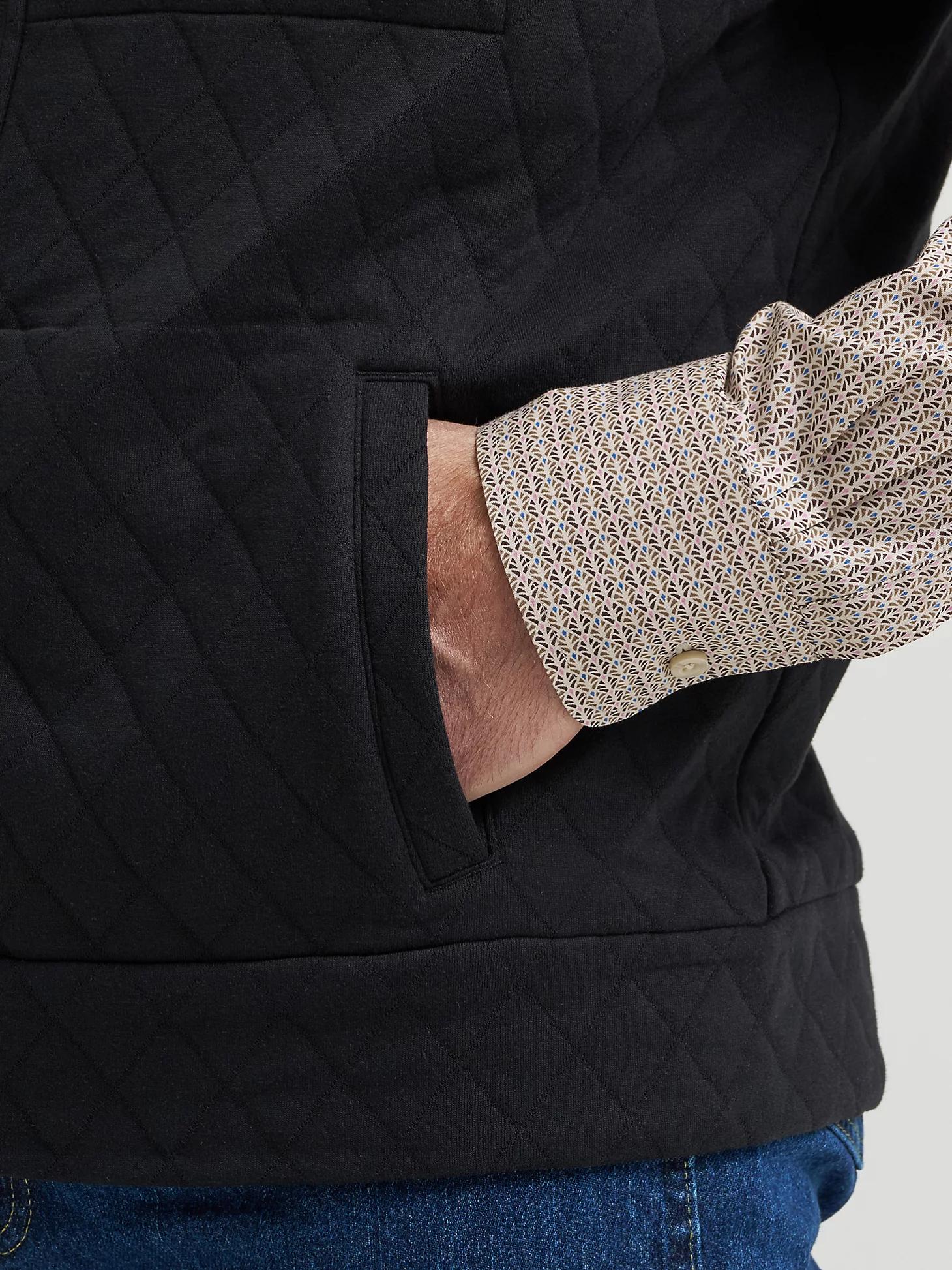 Men's George Strait Zip Front Solid Knit Vest in Tan Product Image