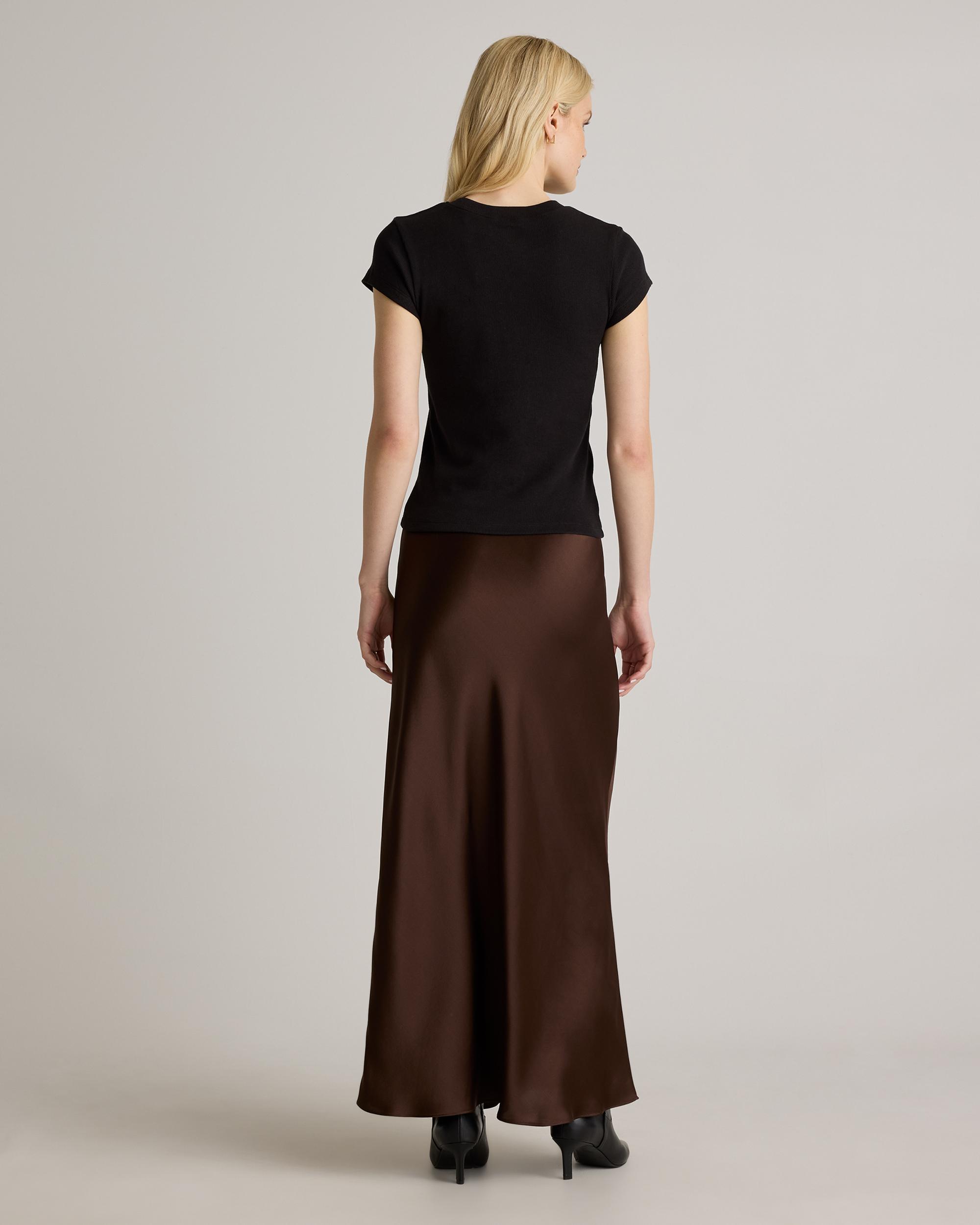 Quince | Women's Micro-Rib Crewneck T-Shirt Organic Cotton Product Image