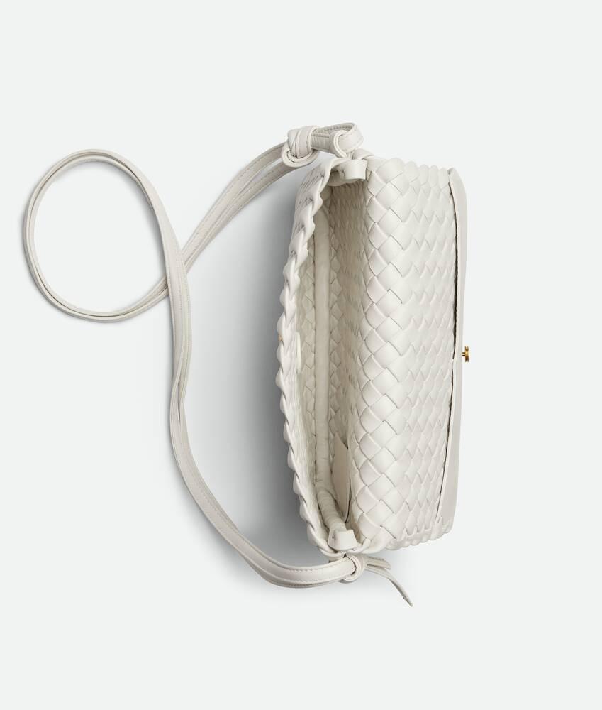 Women's Cobble Messenger in White Product Image