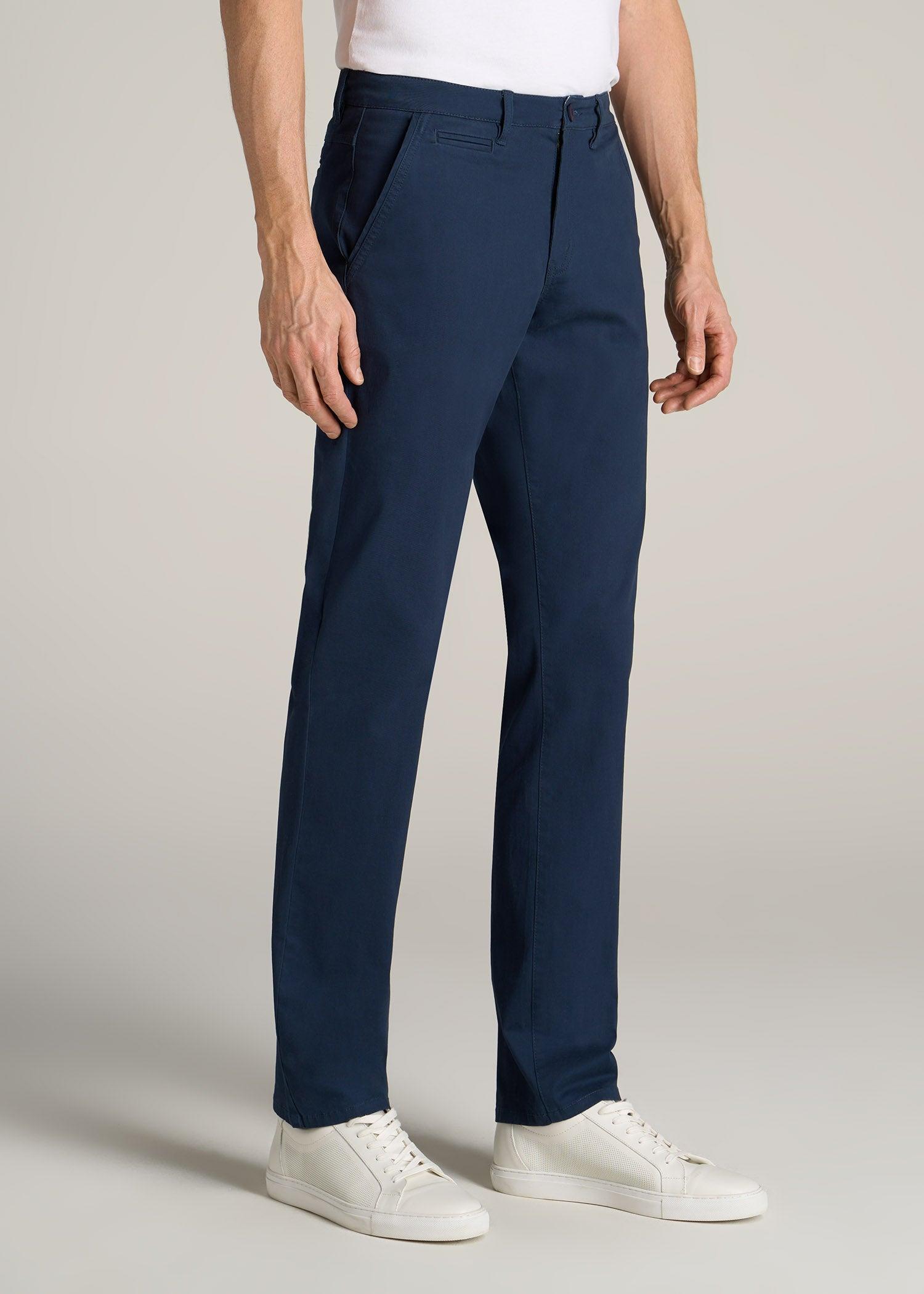 Carman TAPERED Chinos for Tall Men in Marine Navy Male Product Image