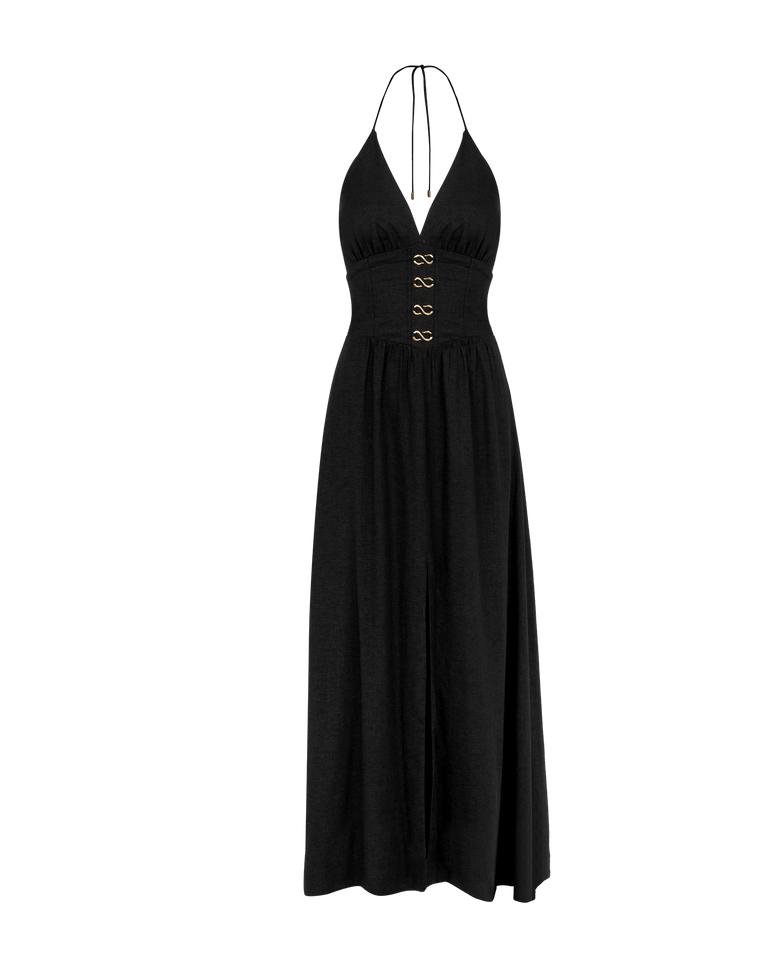 Safira Midi Dress - Black Product Image