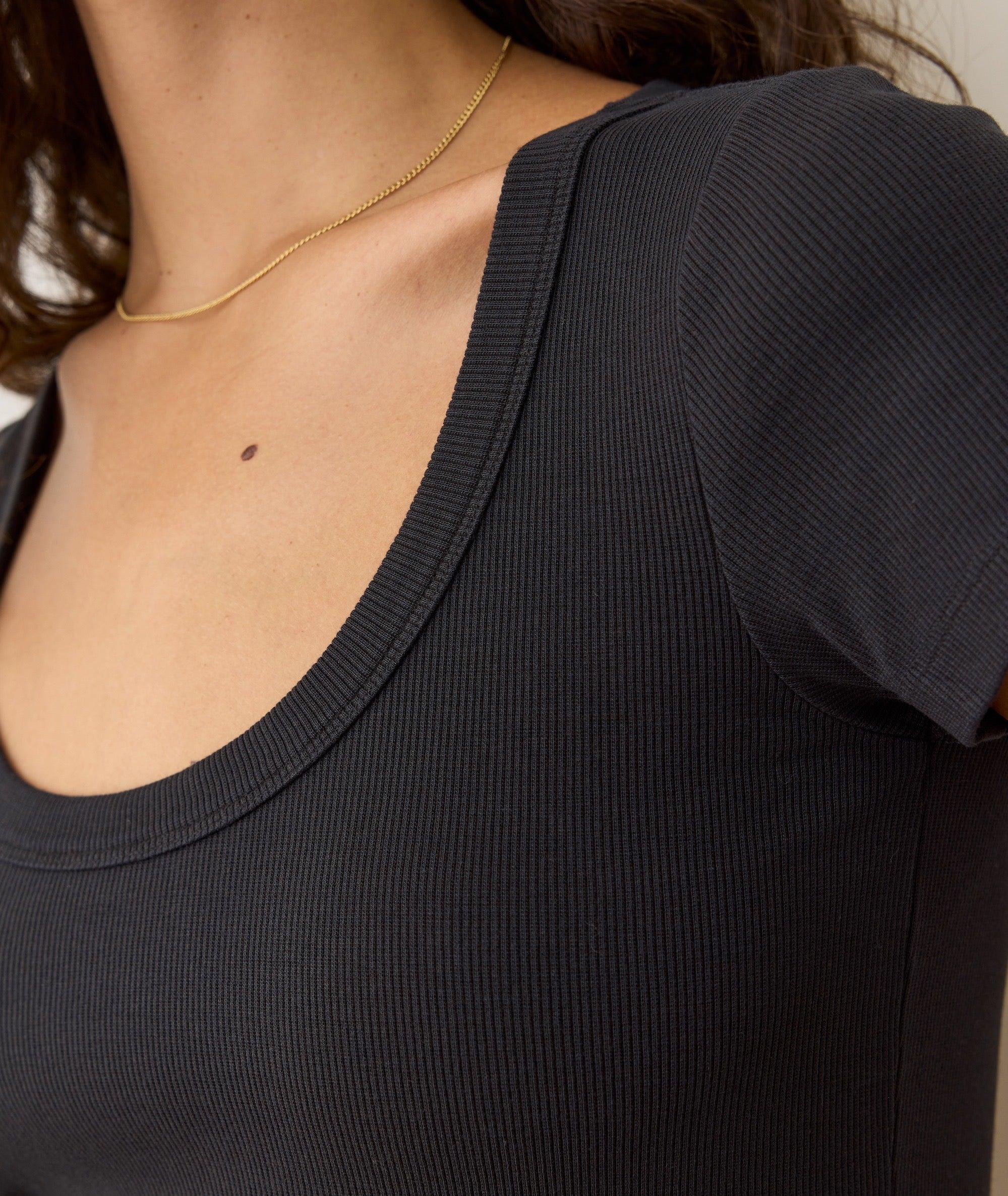 Lexi Rib Sun-In Scoop Tee Product Image