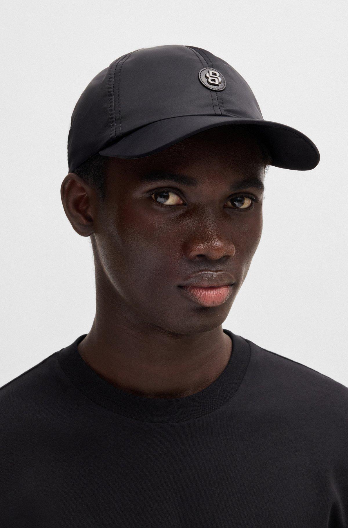 BOSS - Waterproof cap with Double B monogram - Black Product Image