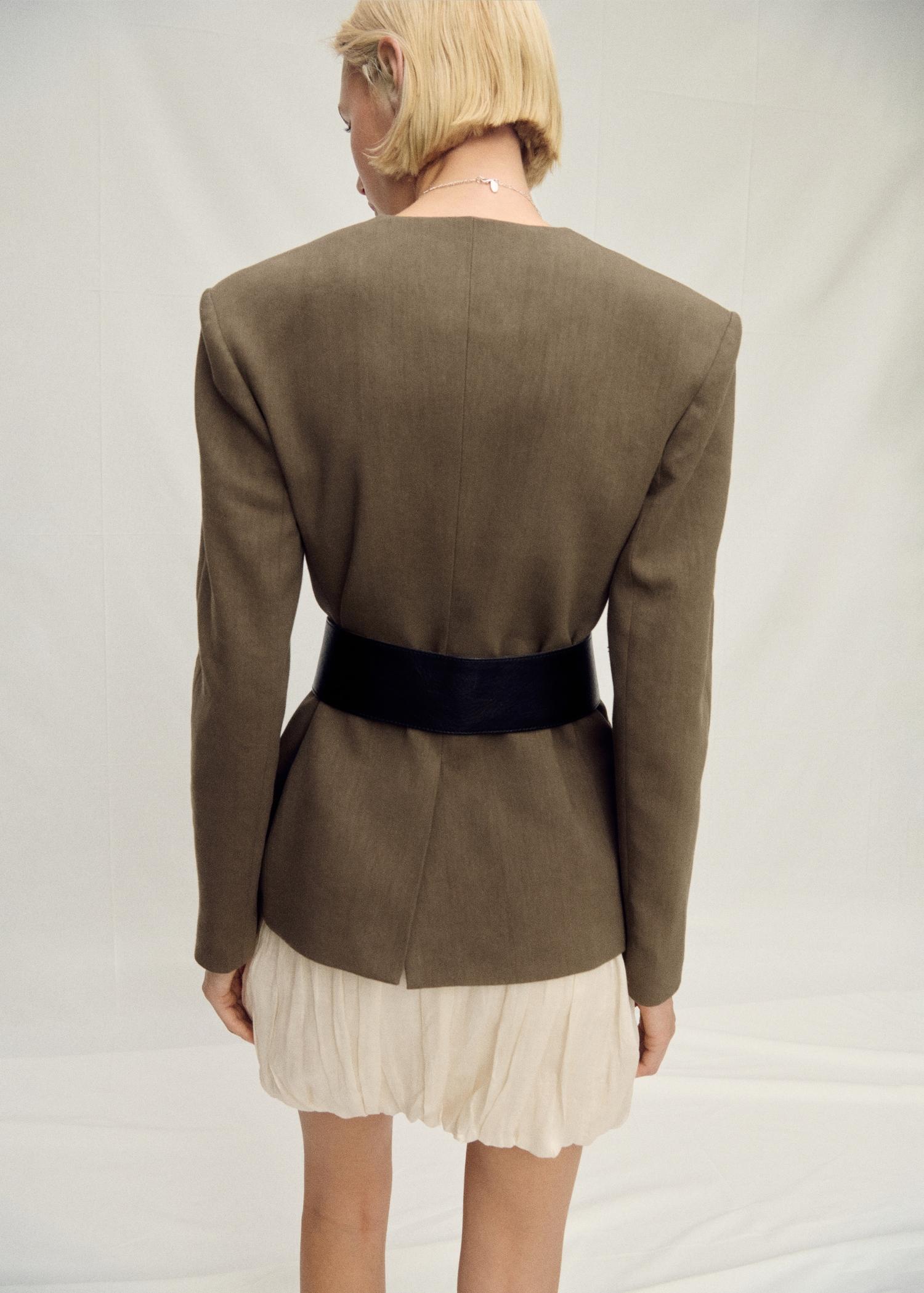 Ramie balloon skirt - Women | MANGO USA Product Image