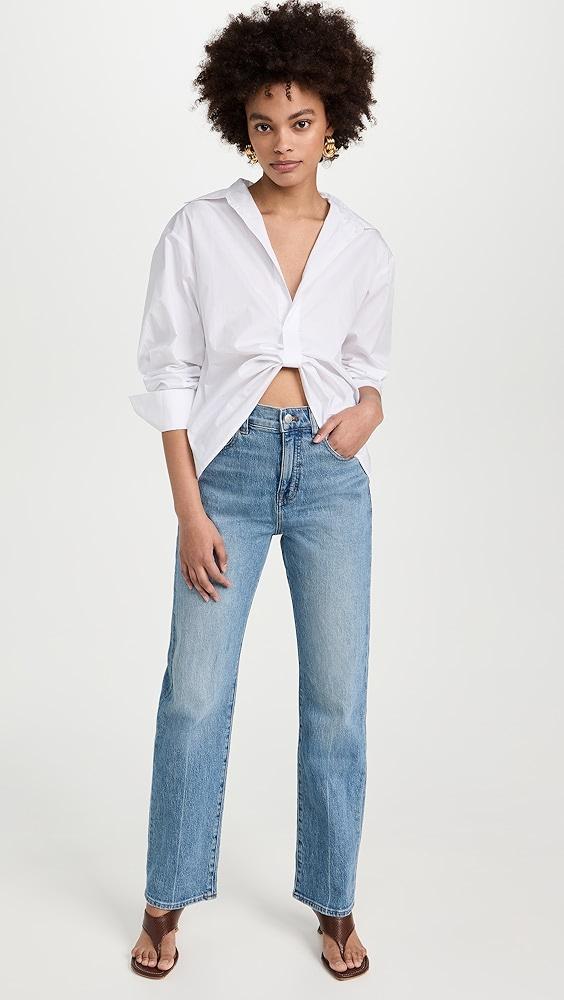 Madewell The '90s Straight Jeans in Rondell Wash: Crease Edition | Shopbop Product Image