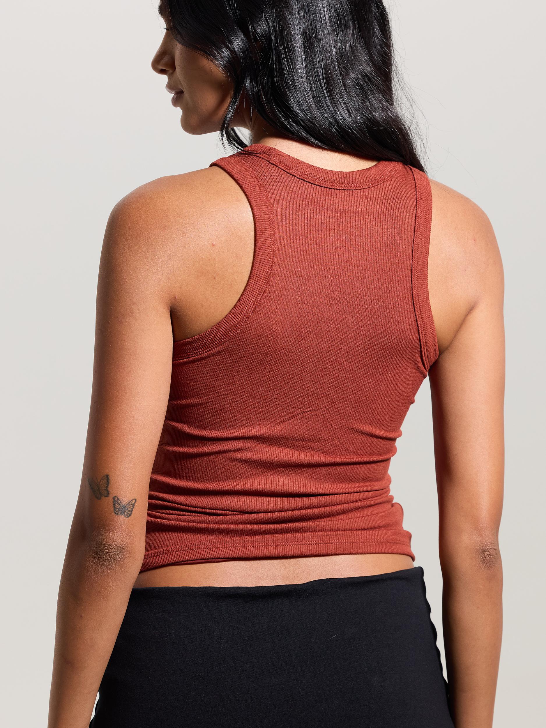 Chunky Binding Ribbed High Neck Brami (Full Length) Product Image