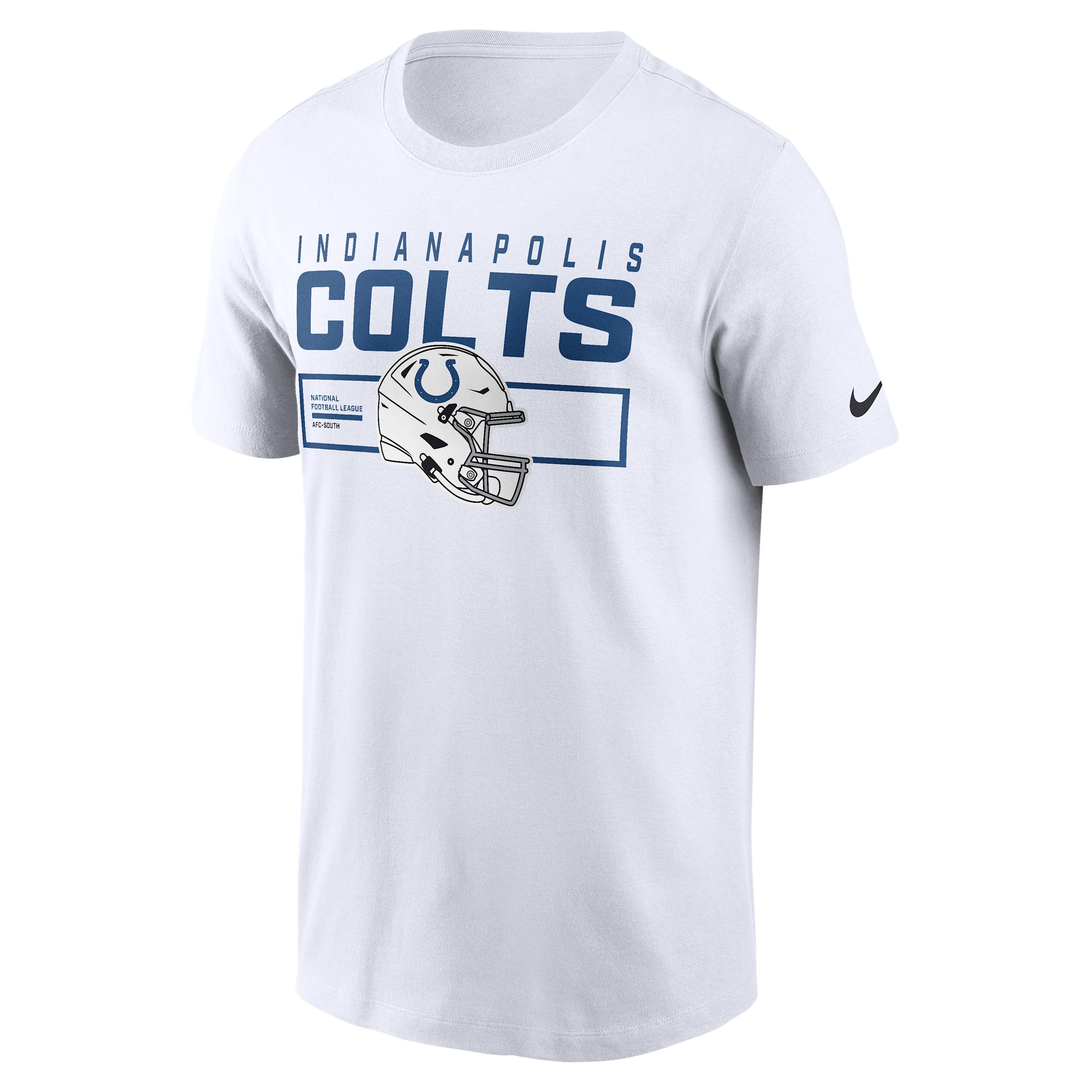 Indianapolis Colts Helmet Essential Nike Mens NFL T-Shirt | N19910A98-LQC Product Image