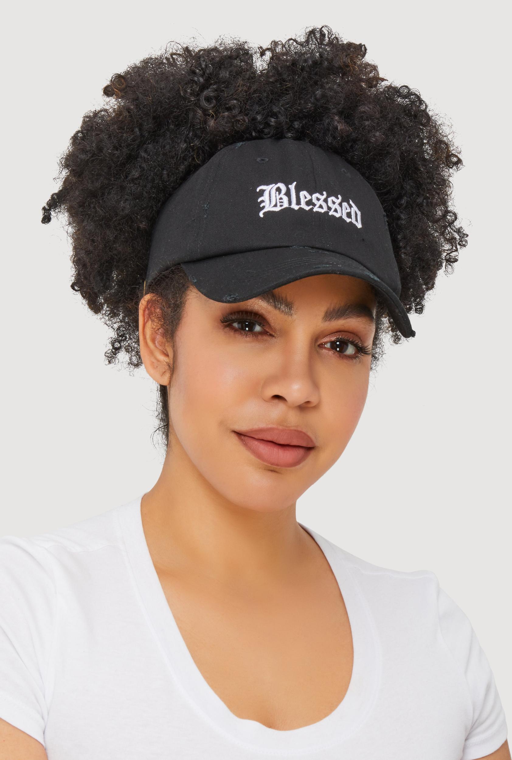 Blessed Backless Baseball Cap Female Product Image