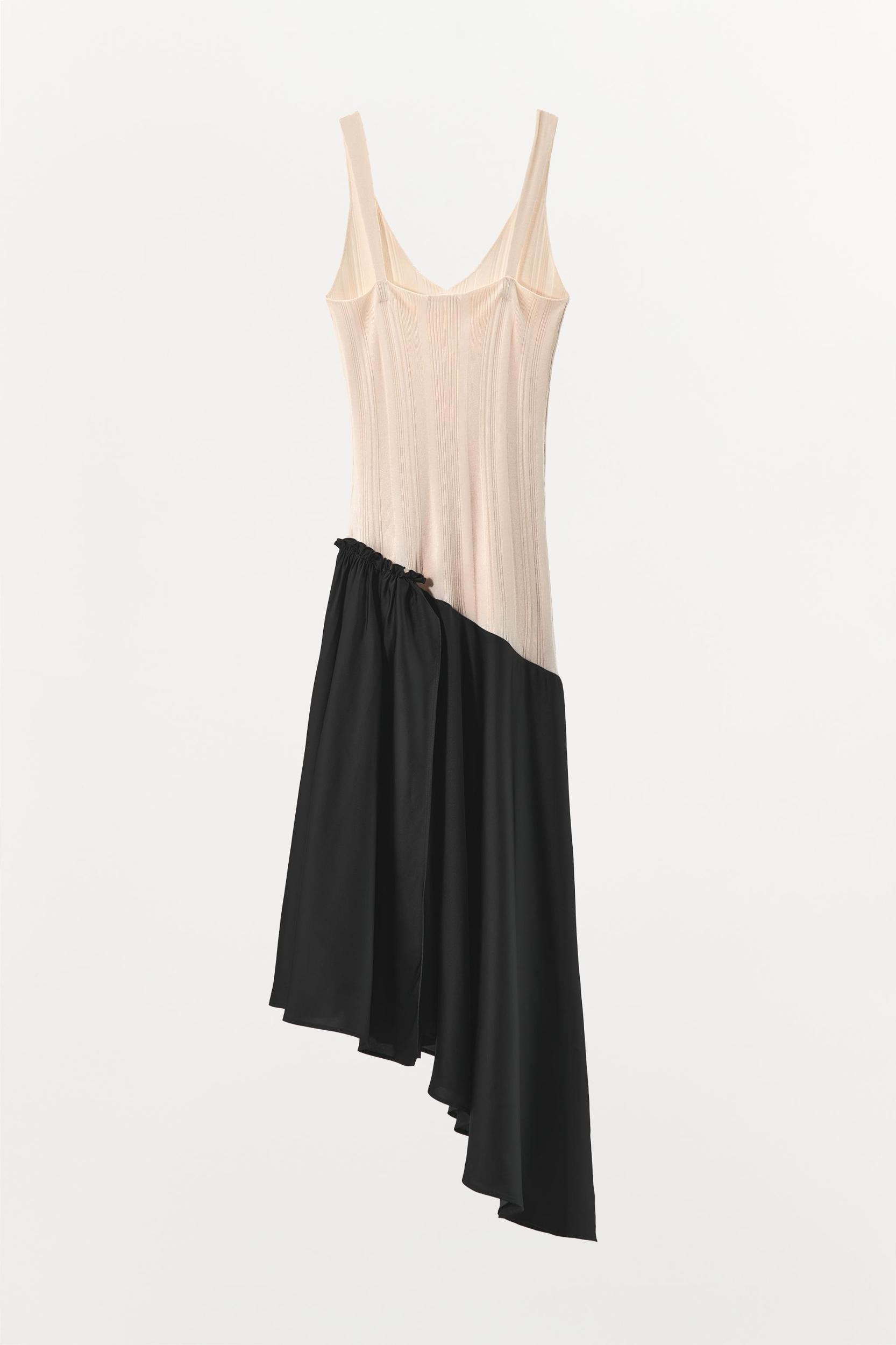 CONTRASTING MIDI DRESS Product Image