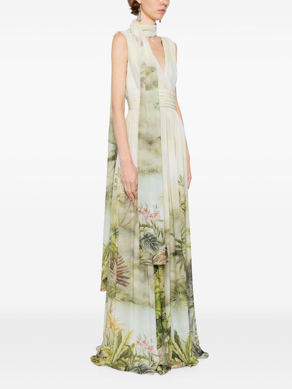 printed chiffon dress Product Image