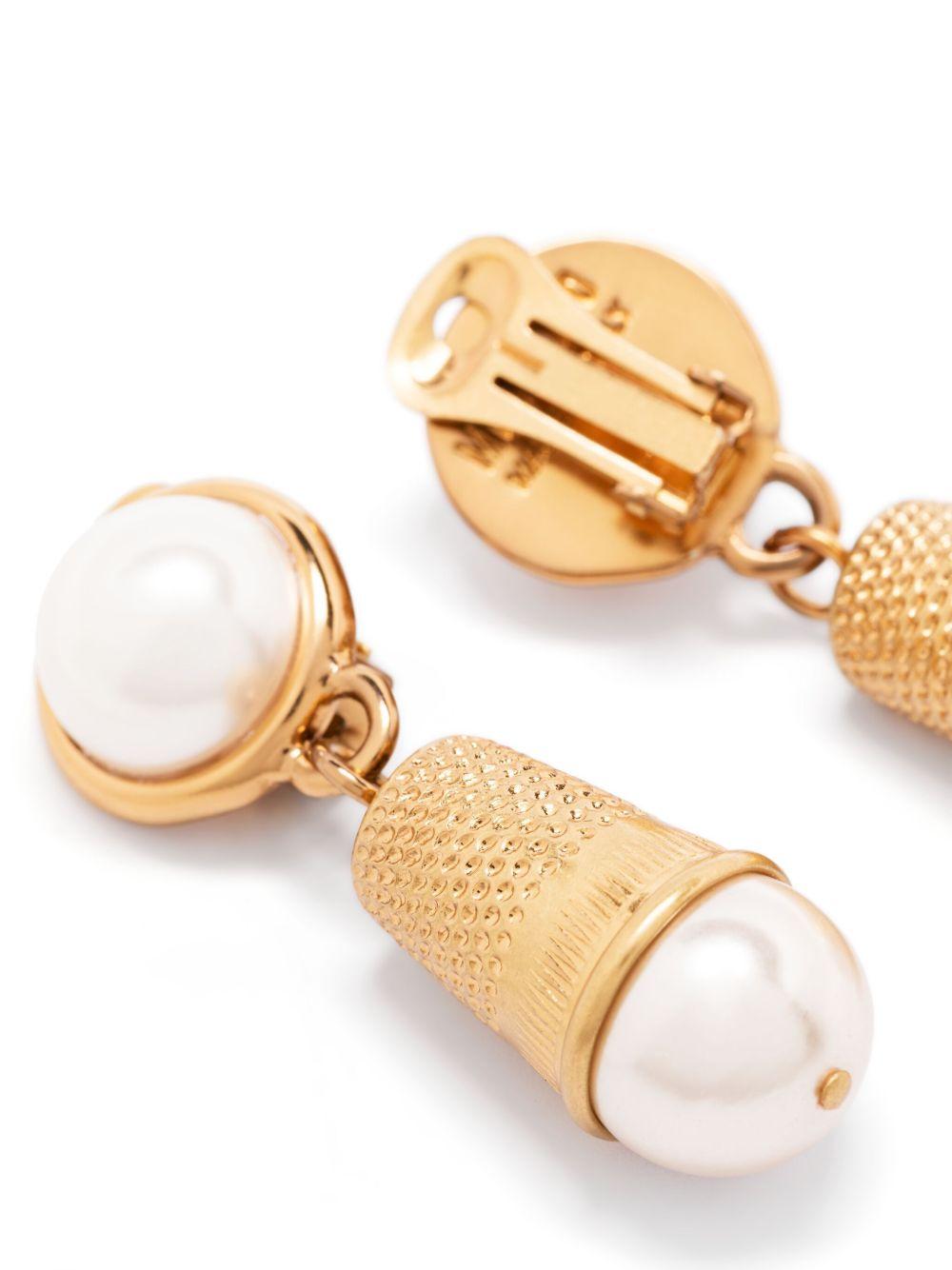 Thimble clip-on earrings Product Image