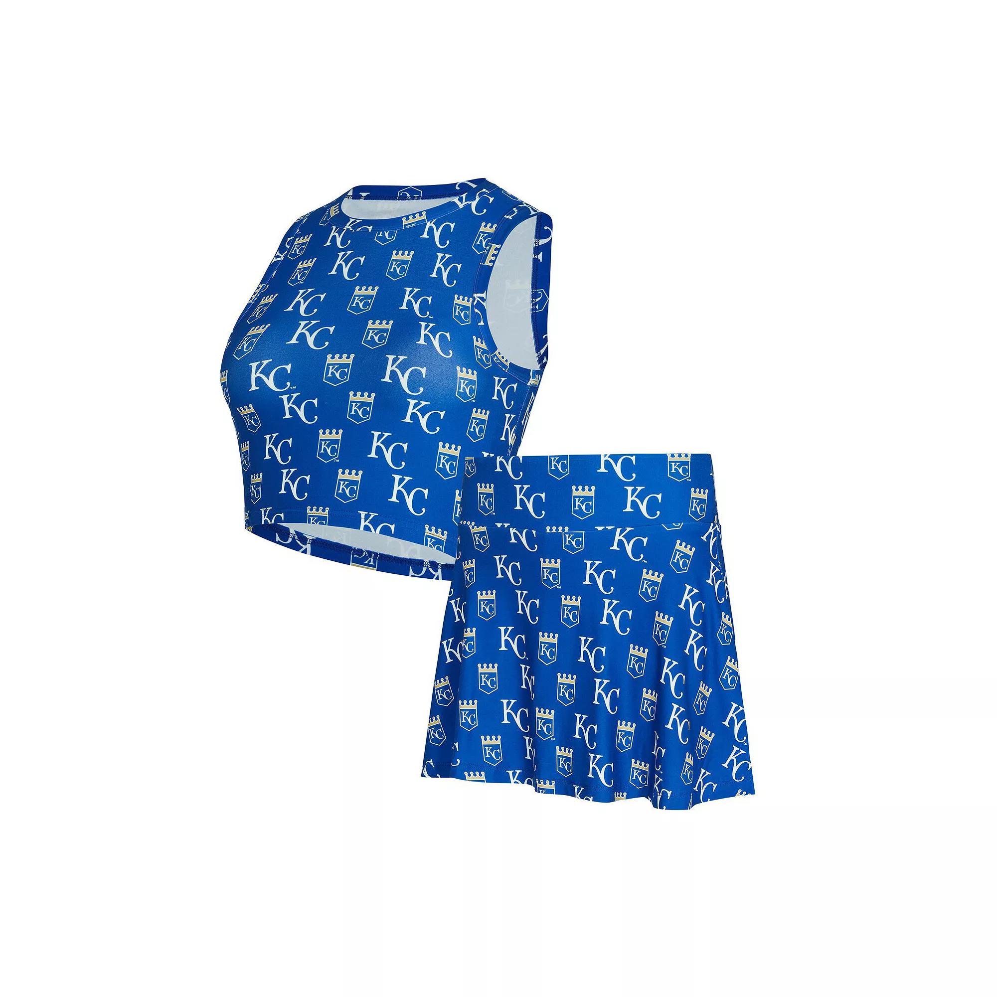 Women's Concepts Sport Royal Kansas City Royals Knit Tank Top & Skort Set,  Product Image