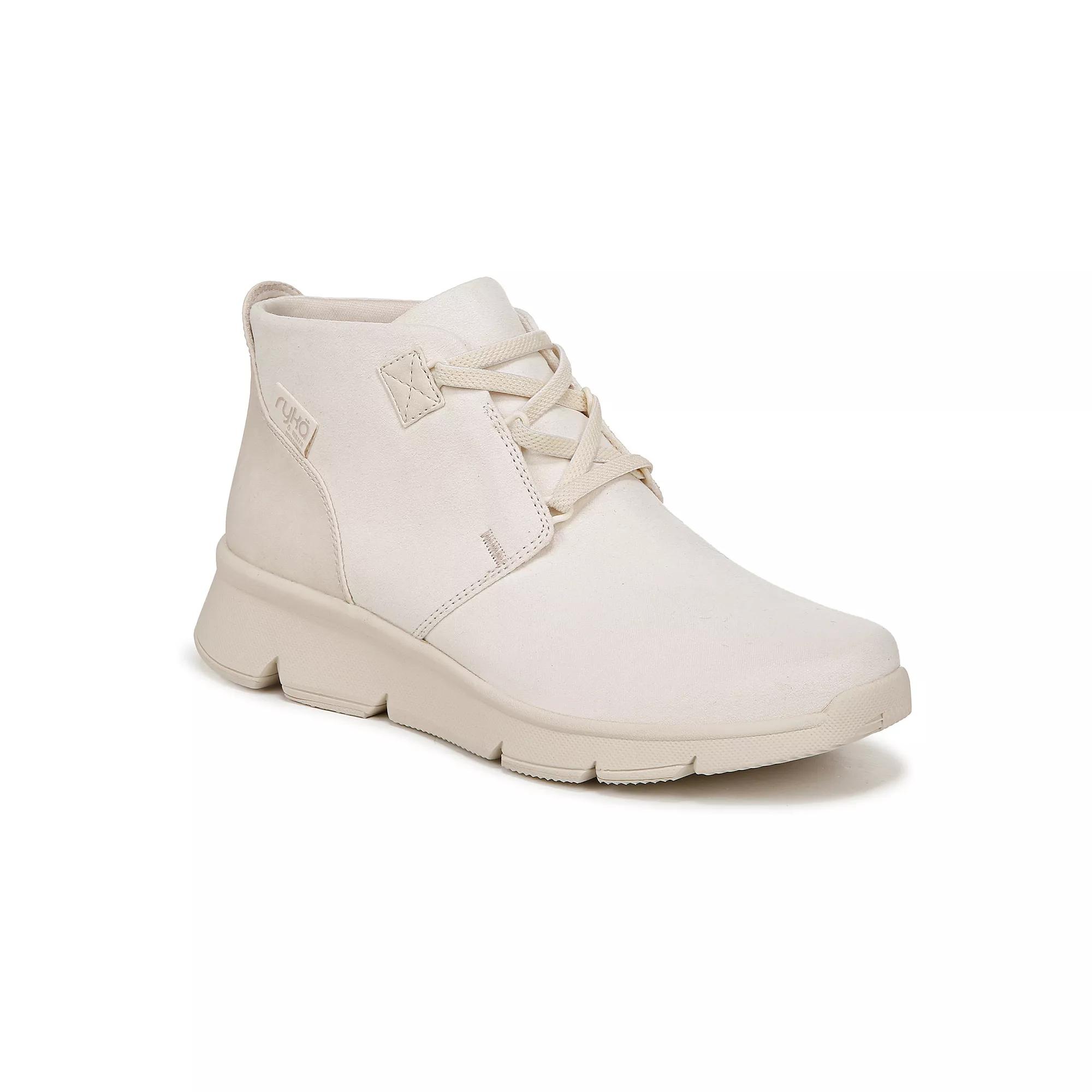 Ryka Candid Women's Sport Ankle Boots, Size: 12 Wide, Gardenia White Leather Product Image