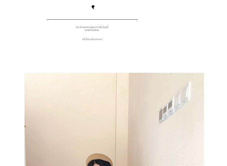 Maternity Set: V-Neck Sweater Vest + Long-Sleeve Maxi A-Line Dress Product Image