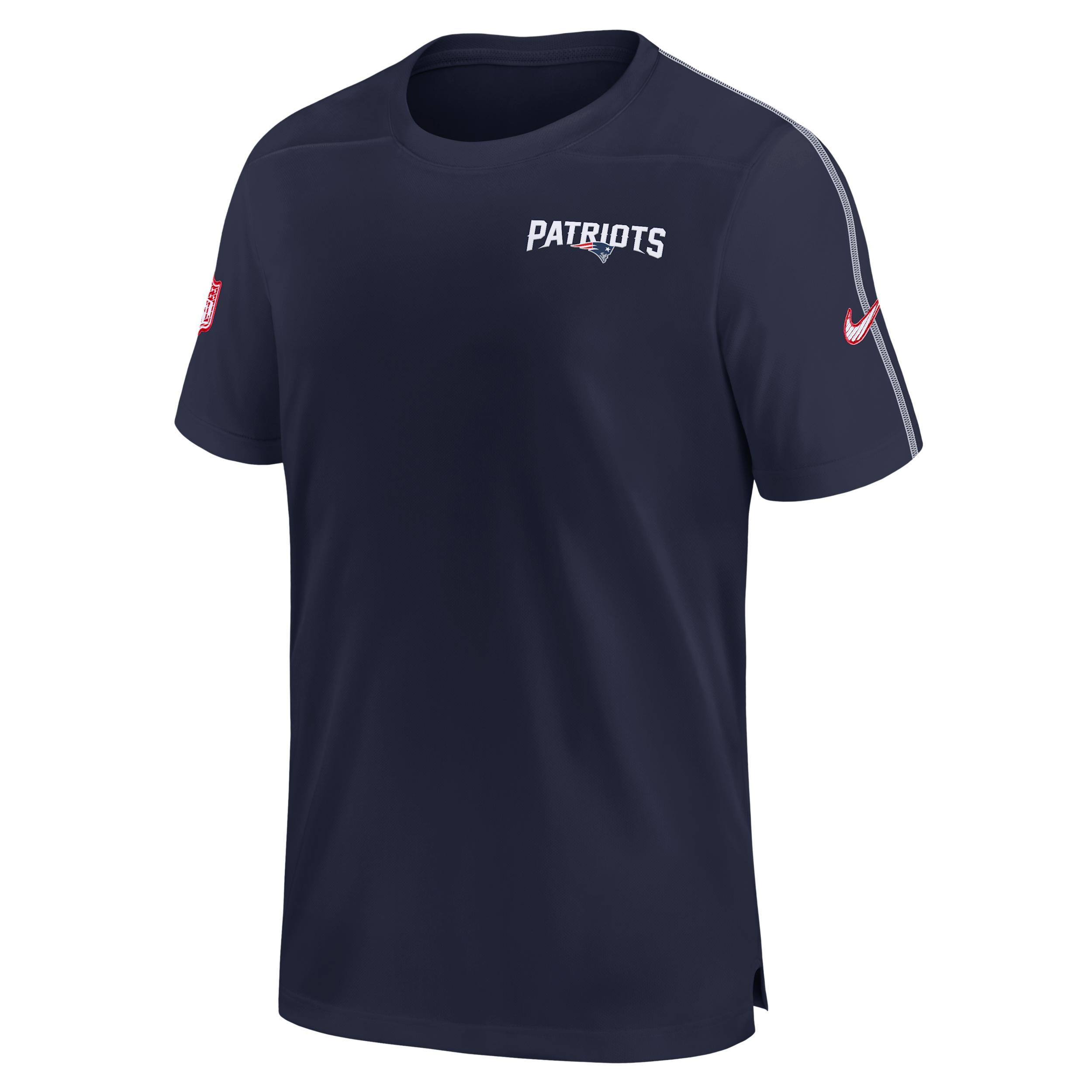 New England Patriots Sideline Coach Nike Mens Dri-FIT NFL Top | 02ES044P8K-K0Z Product Image