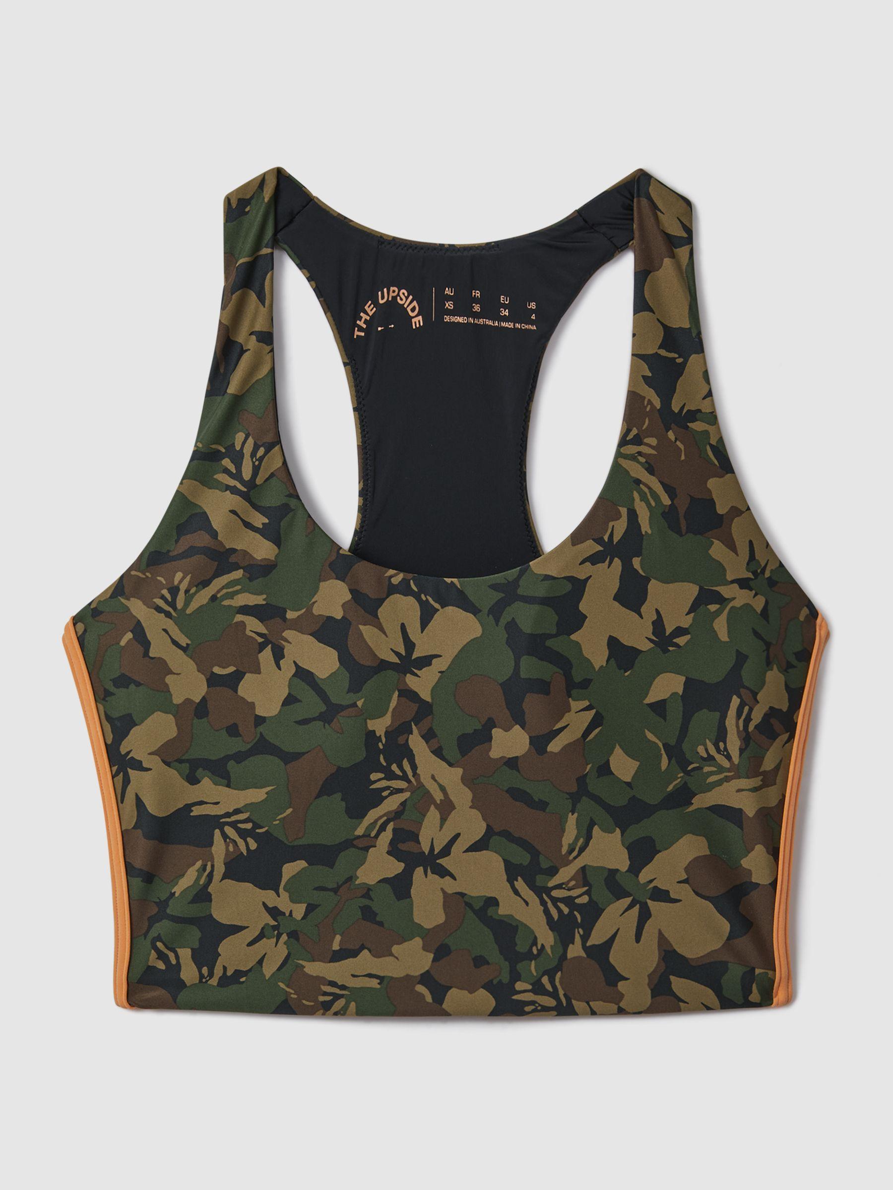 The Upside Camouflage Sports Bra in Camo Product Image