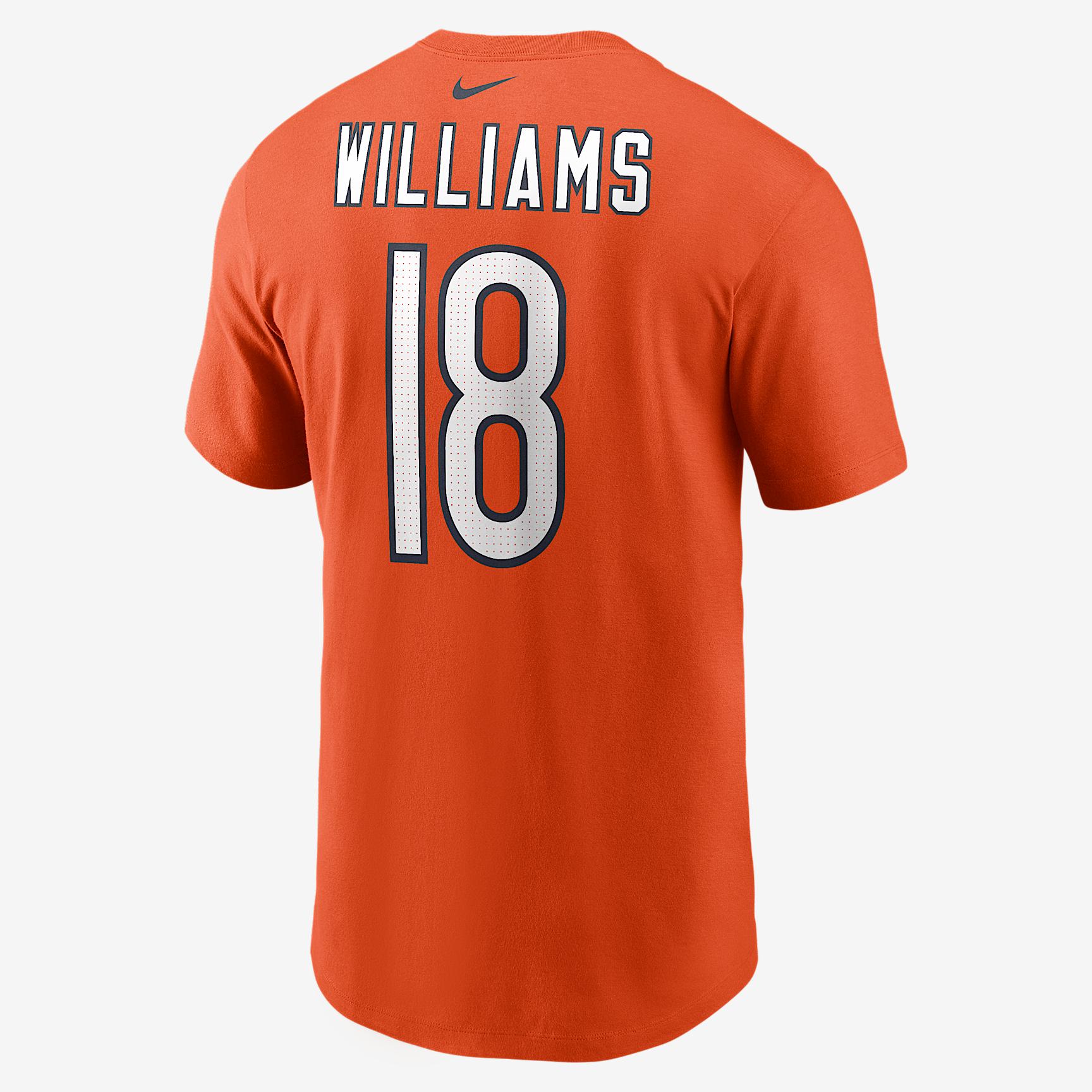 Caleb Williams Chicago Bears Nike Mens NFL T-Shirt | N19989M7QF-XD0 Product Image