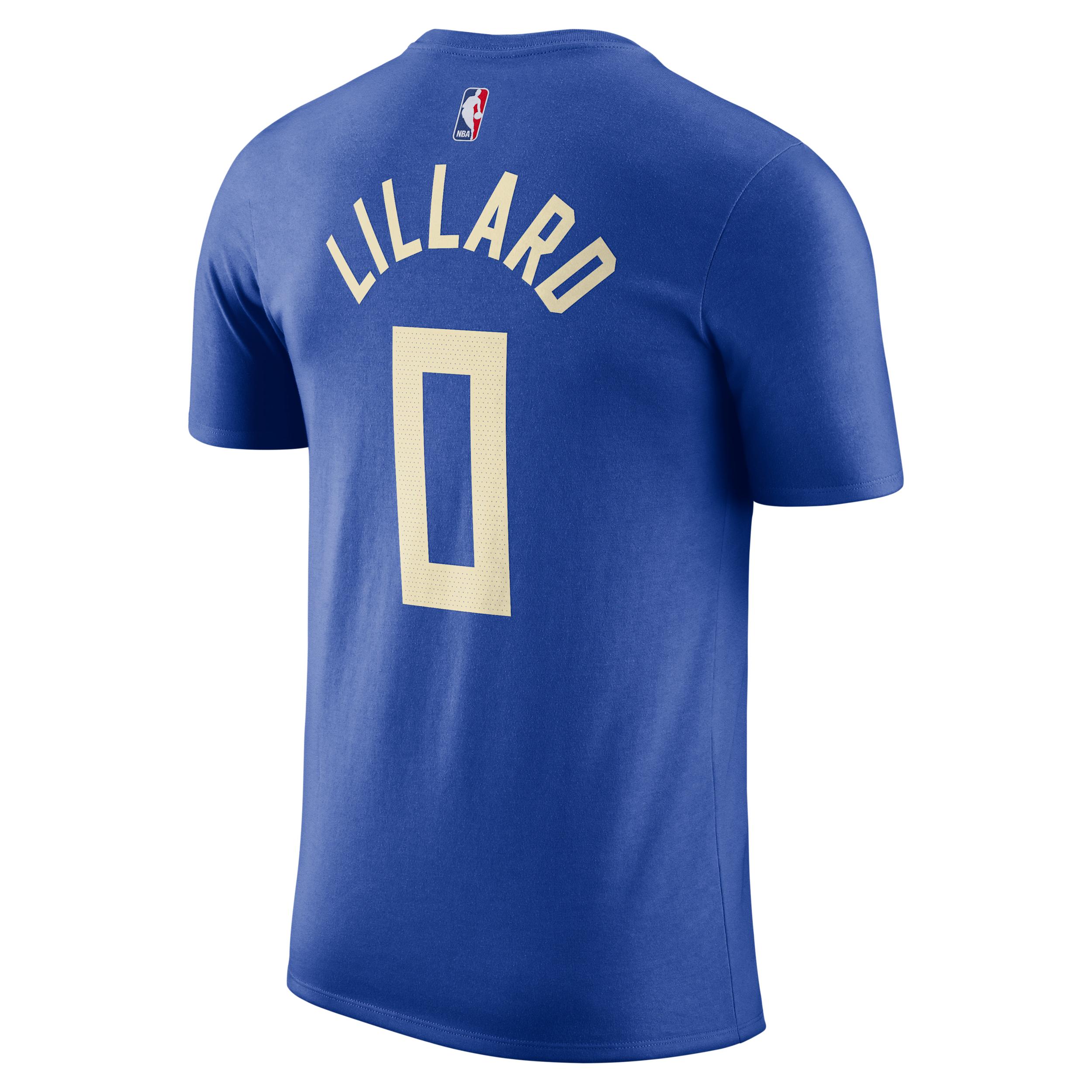 Damian Lillard Milwaukee Bucks Essential City Edition Men's Nike NBA T-Shirt Product Image