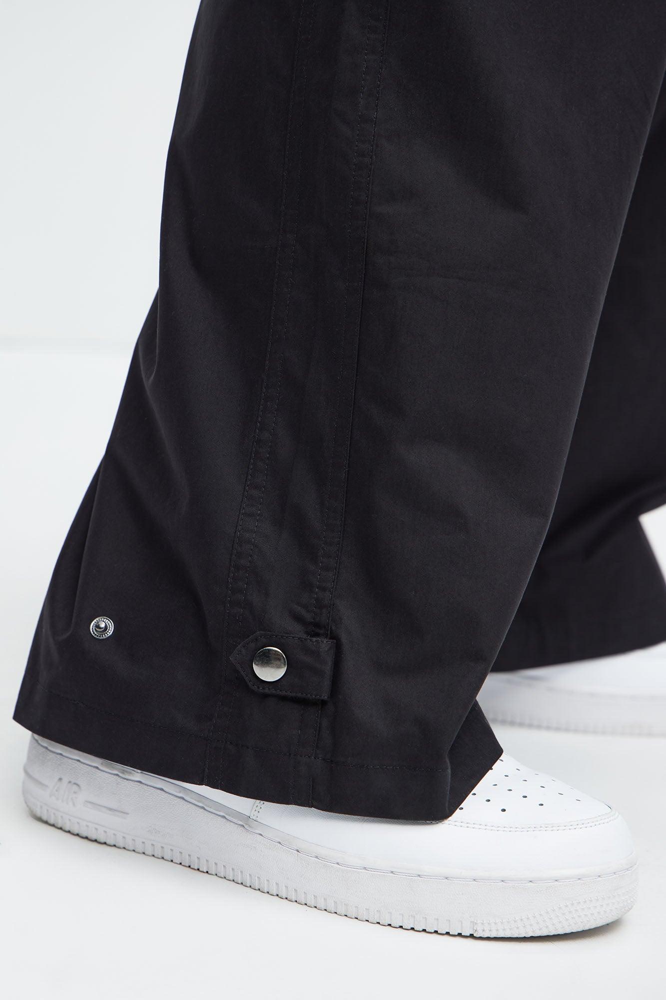 At The Time Baggy Cargo Pants - Black Product Image