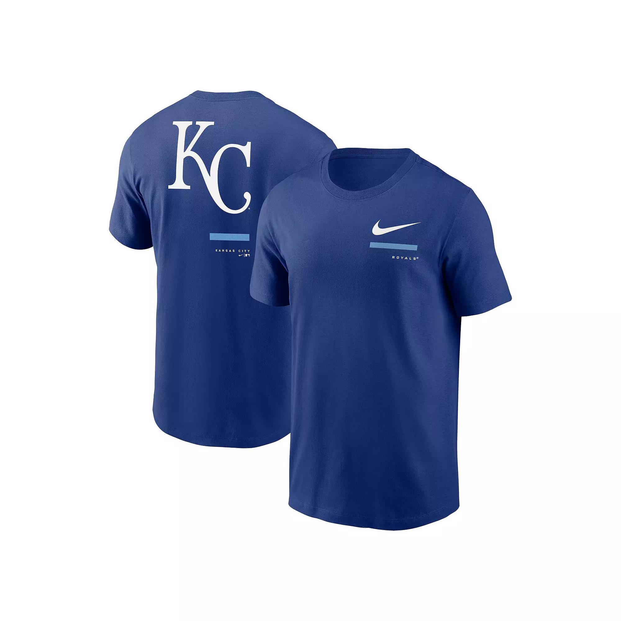 Men's Nike Royal Kansas City Royals Over the Shoulder T-Shirt,  Product Image