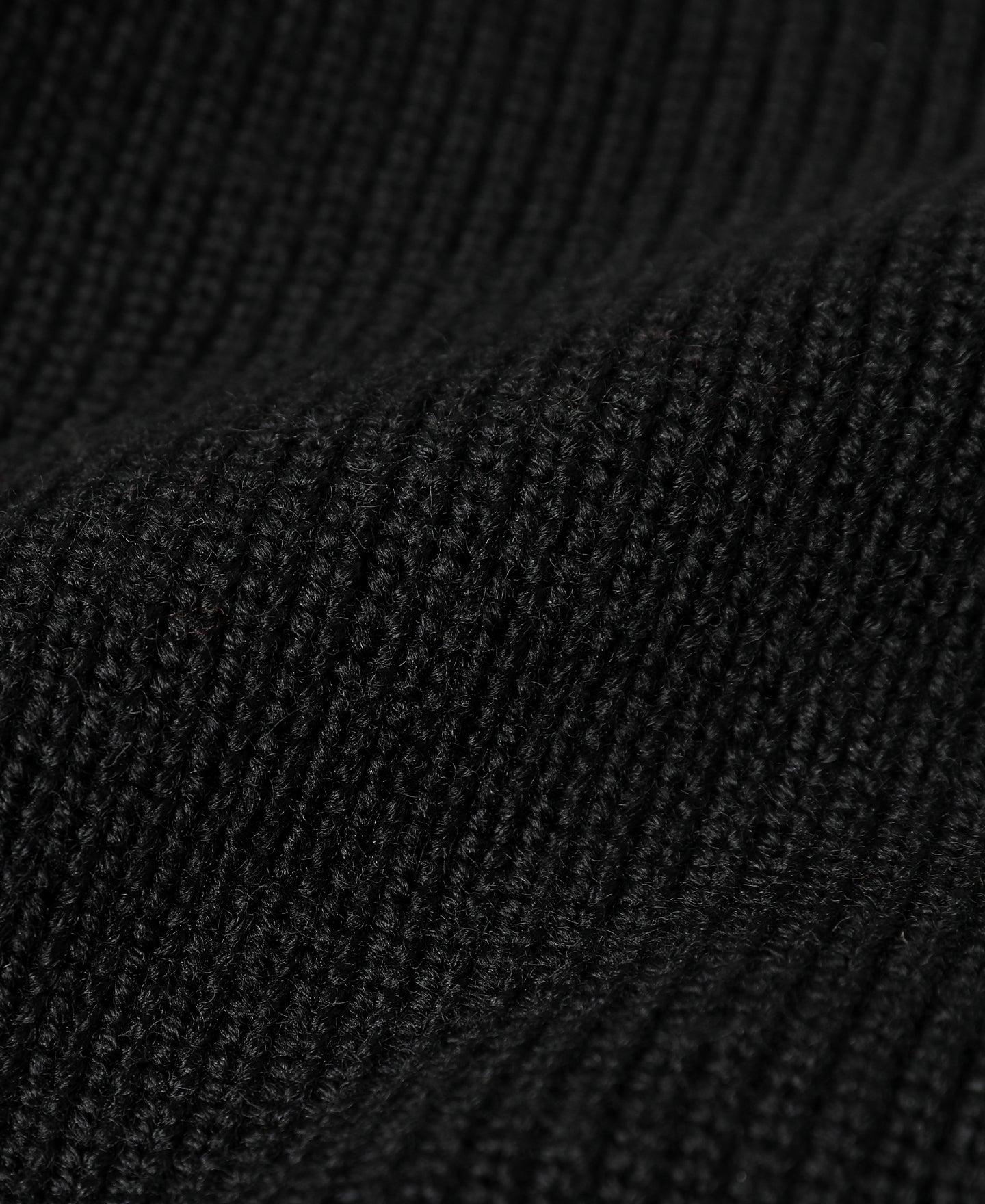 US Army High Neck Wool Sweater - Black Product Image