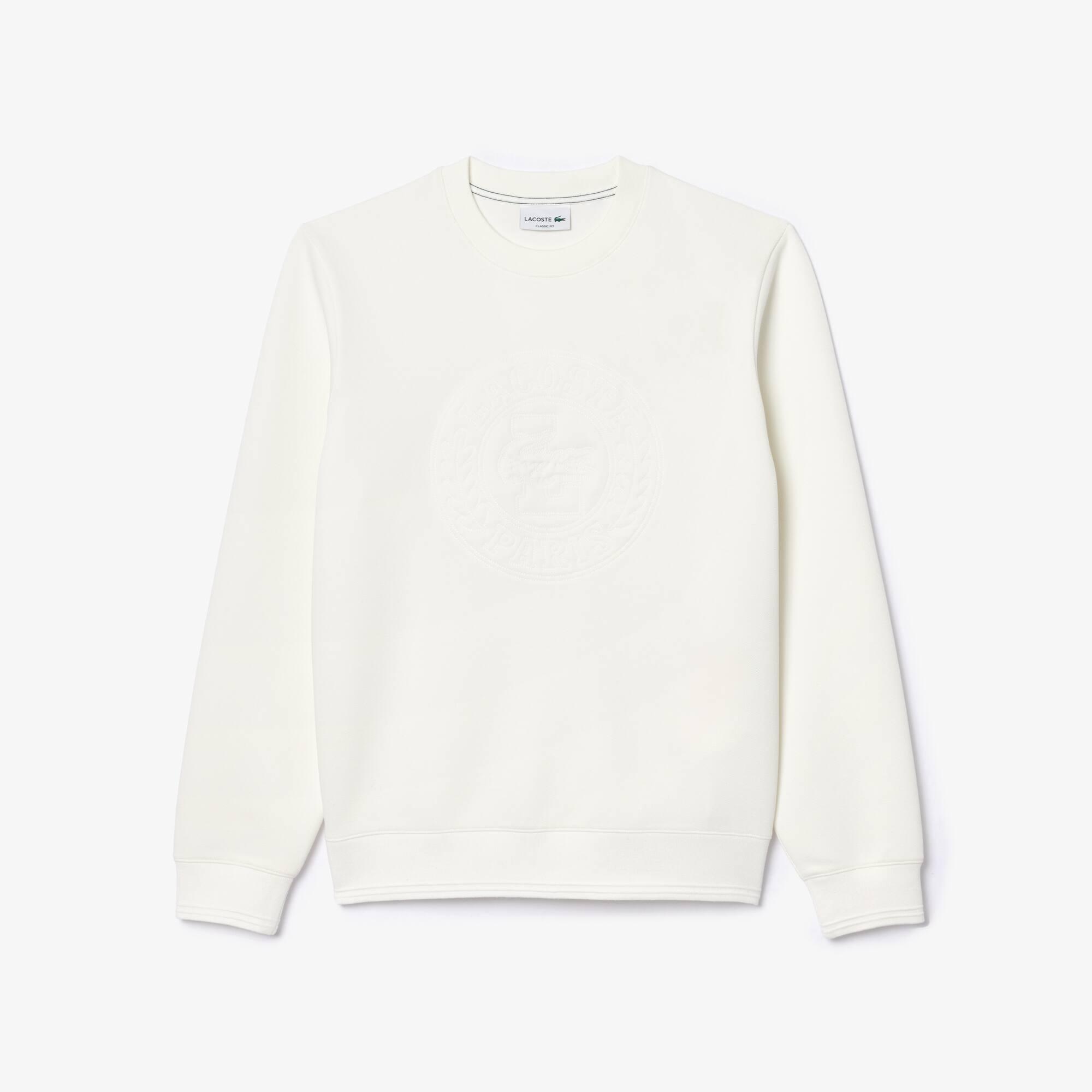 Men's Embossed Logo Piqué Sweatshirt Product Image