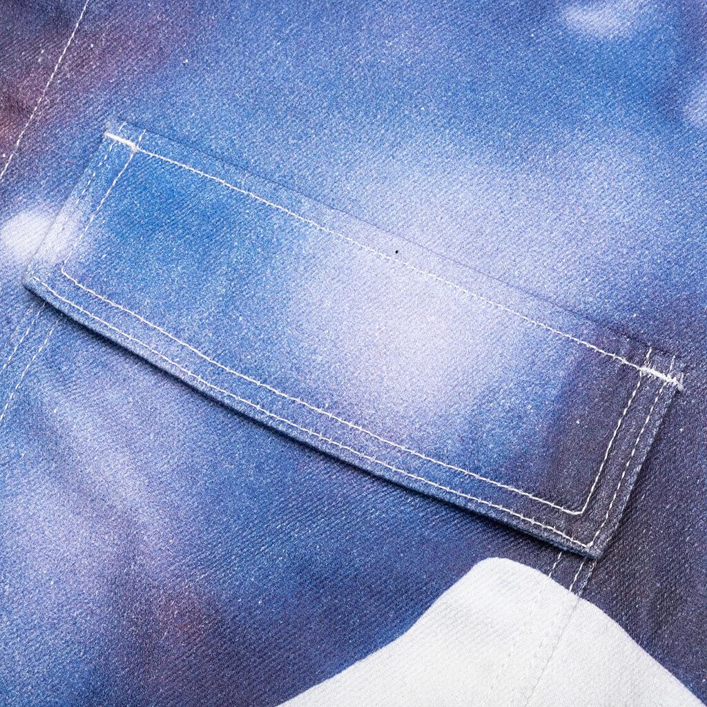 Faux Suede Jacket - Black Male Product Image